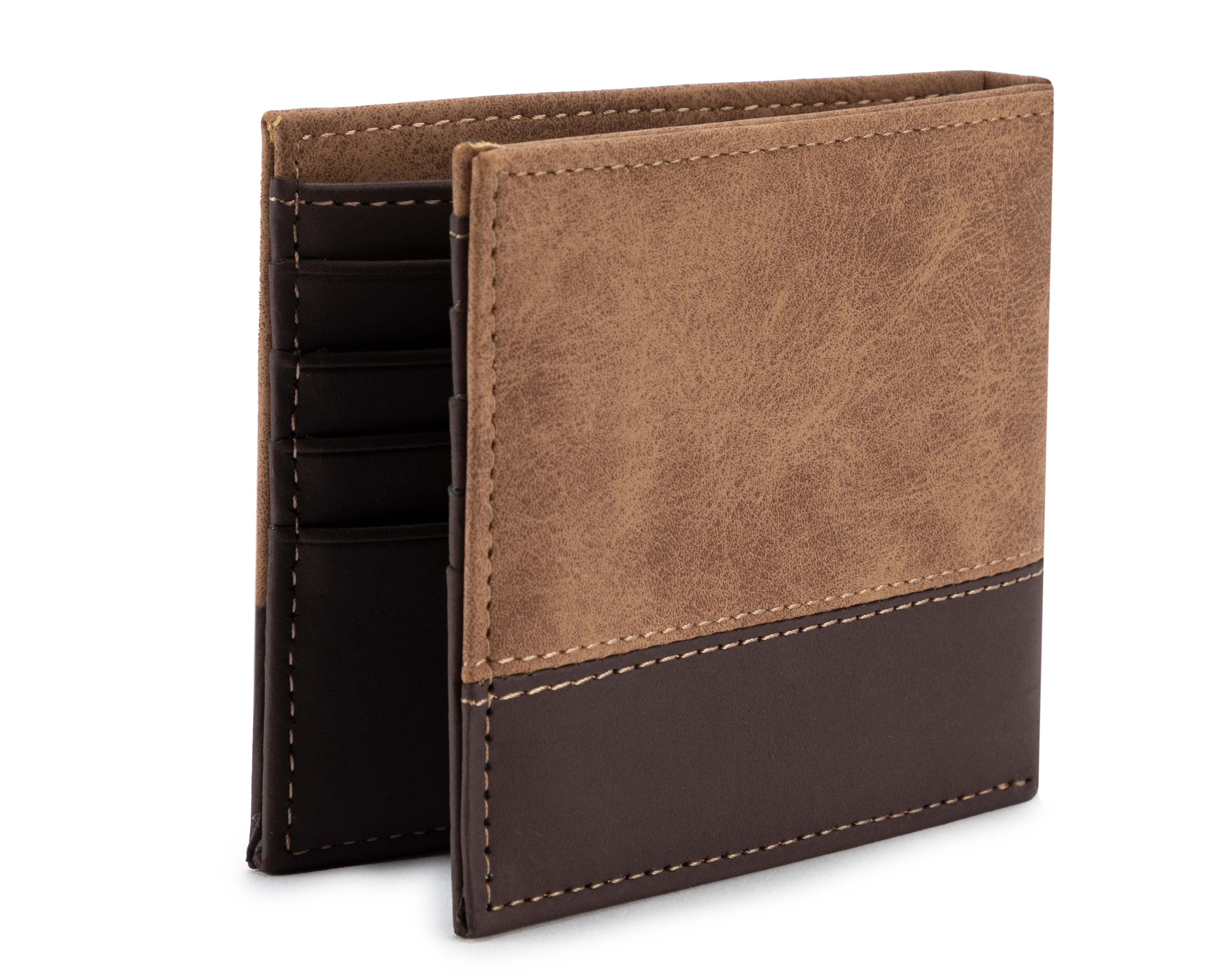 Foto 4 pulgar | Cartera para Hombre Refill Café