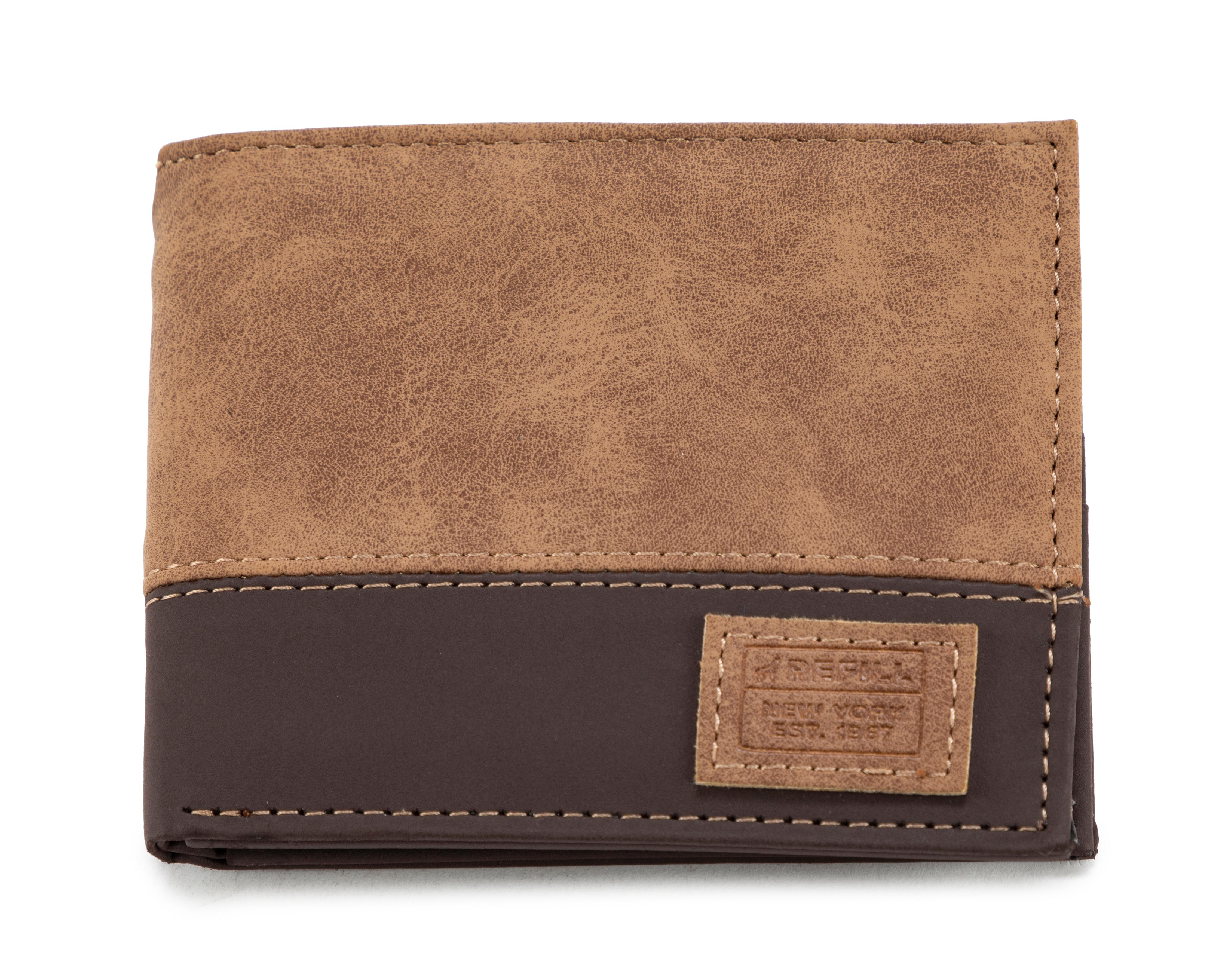 Foto 6 pulgar | Cartera para Hombre Refill Café