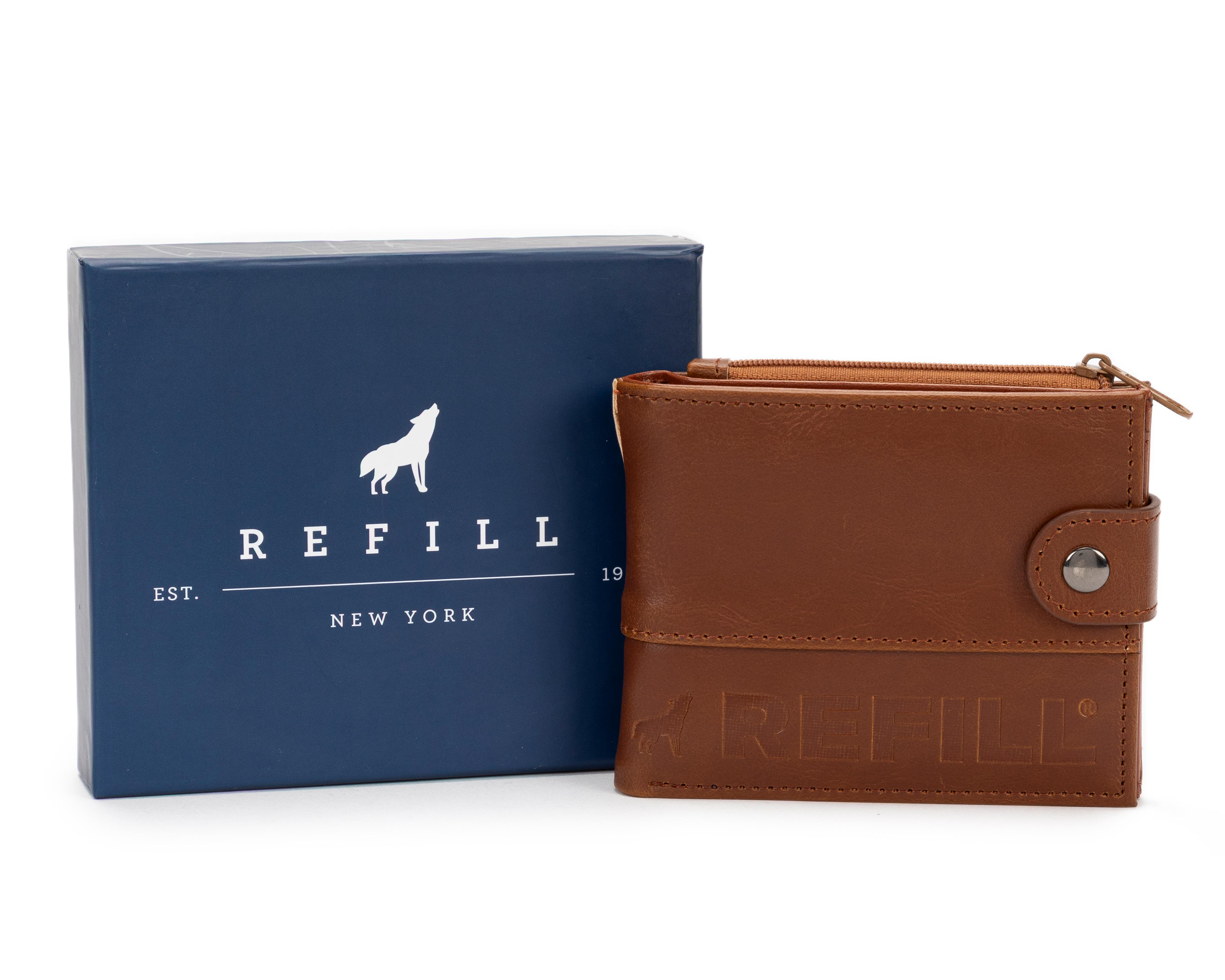 Foto 1 | Cartera para Hombre Refill Café