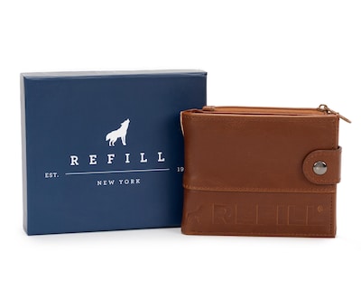 Foto 1 | Cartera para Hombre Refill Café