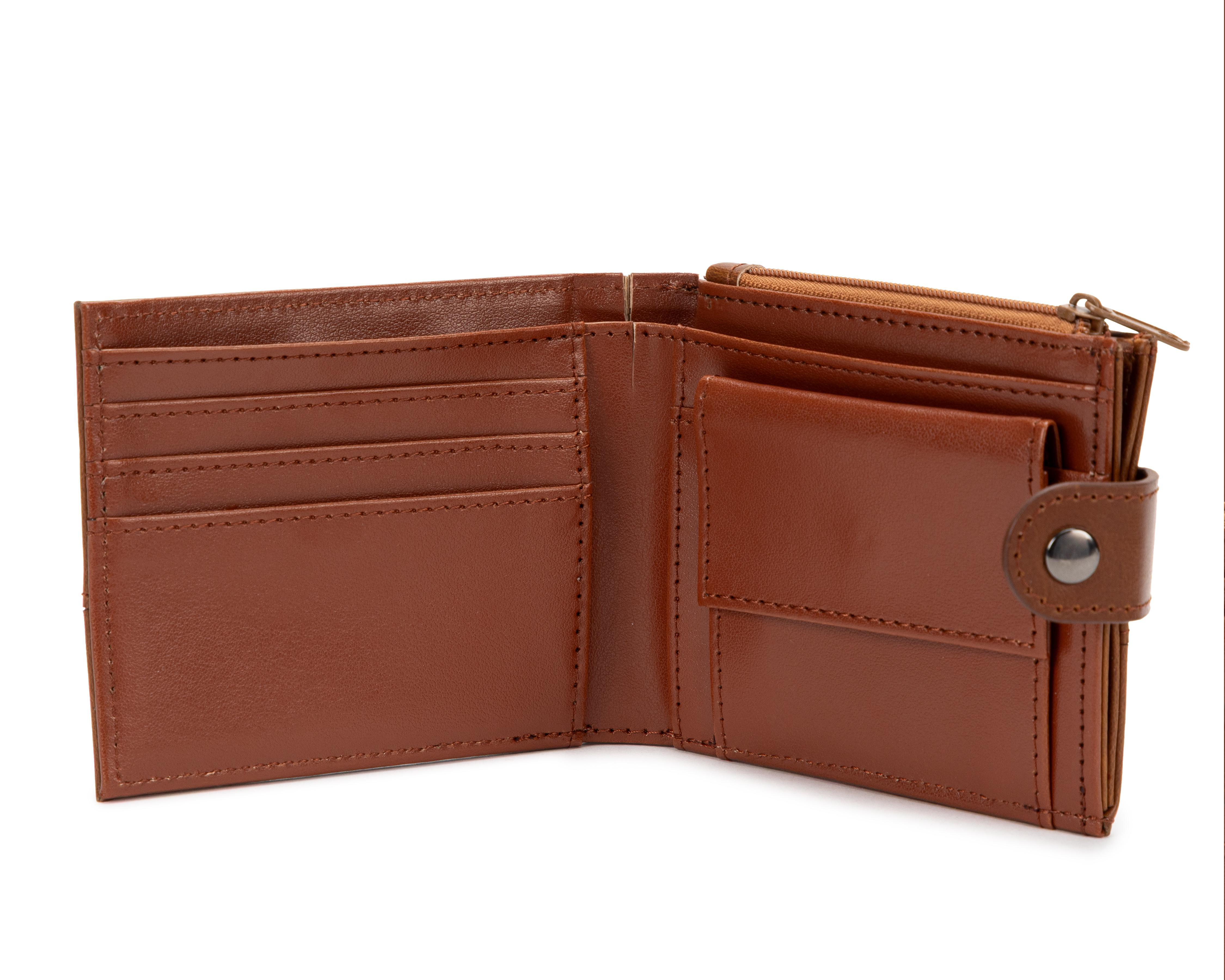 Foto 5 pulgar | Cartera para Hombre Refill Café