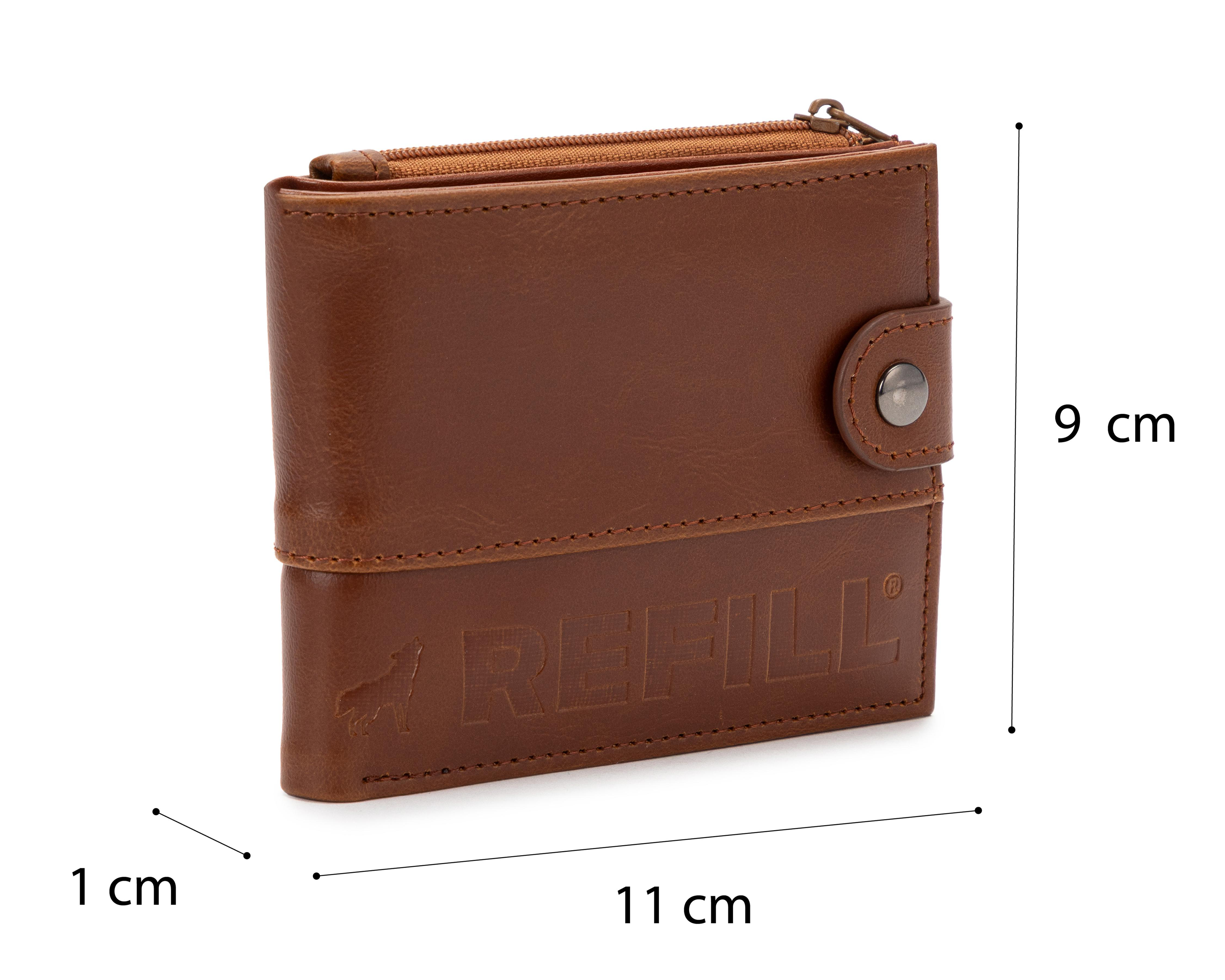 Foto 7 pulgar | Cartera para Hombre Refill Café