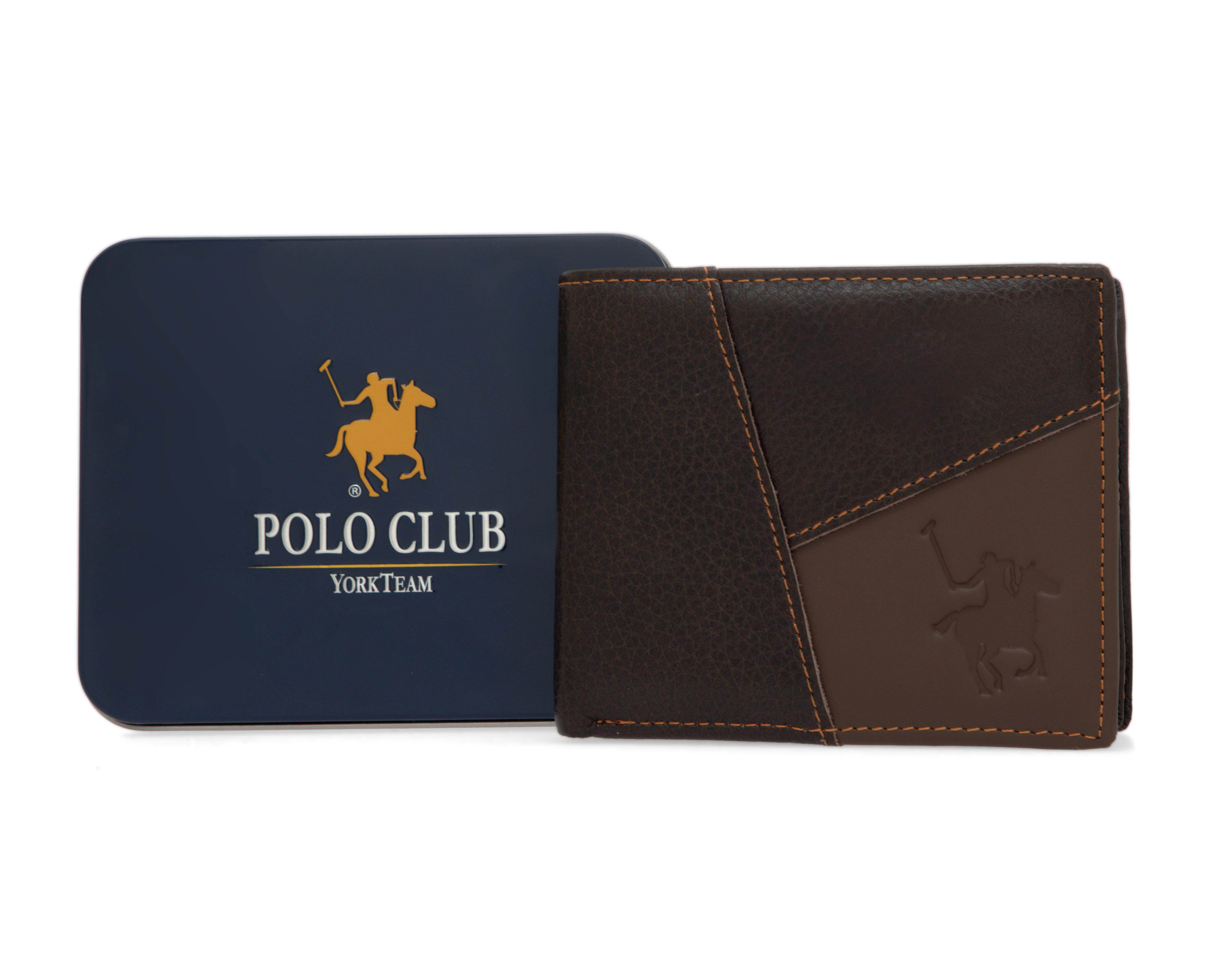 Foto 2 pulgar | Cartera de Piel para Hombre York Team Polo Club Bifold