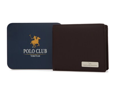 Foto 1 | Cartera de Piel para Hombre York Team Polo Club Bifold