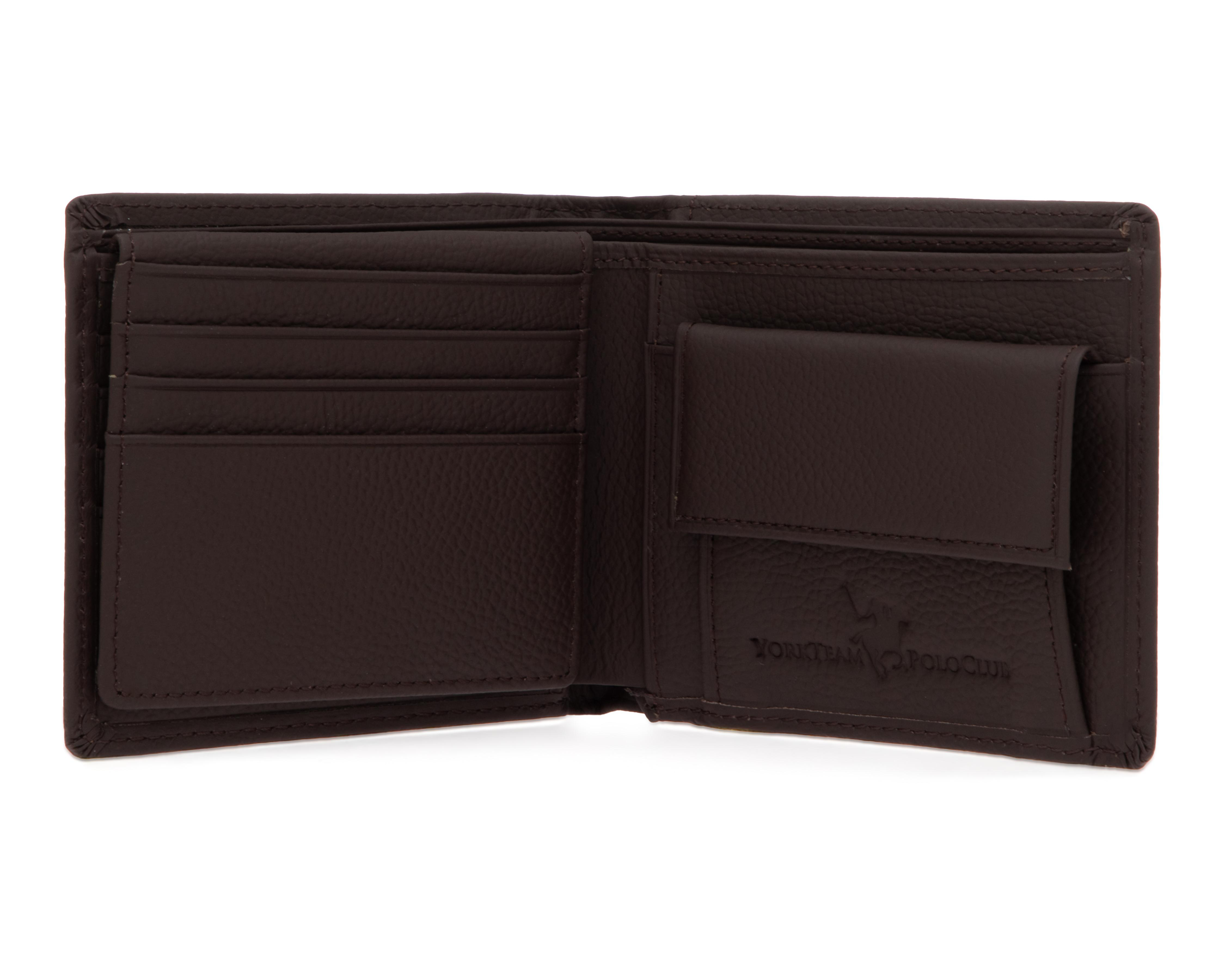 Foto 5 pulgar | Cartera de Piel para Hombre York Team Polo Club Bifold