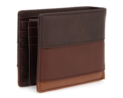 Foto 3 | Cartera de Piel para Hombre York Team Polo Club Café
