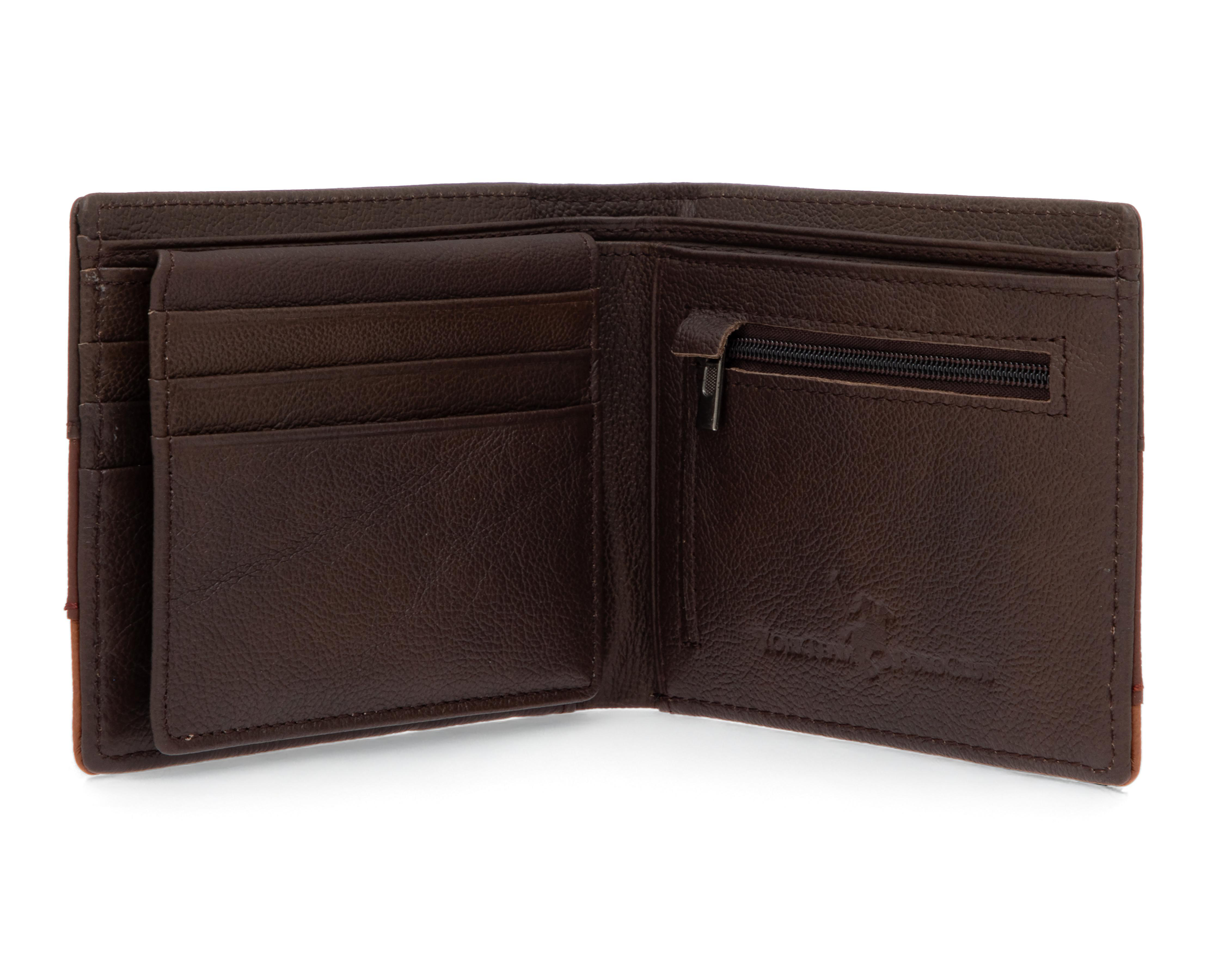 Foto 5 pulgar | Cartera de Piel para Hombre York Team Polo Club Café