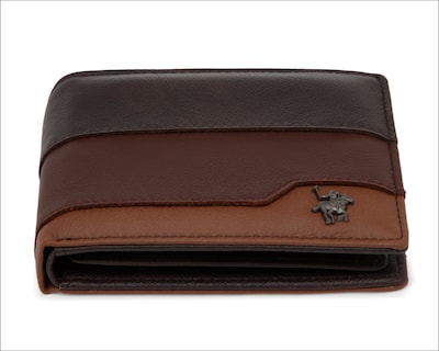 Foto 5 | Cartera de Piel para Hombre York Team Polo Club Café