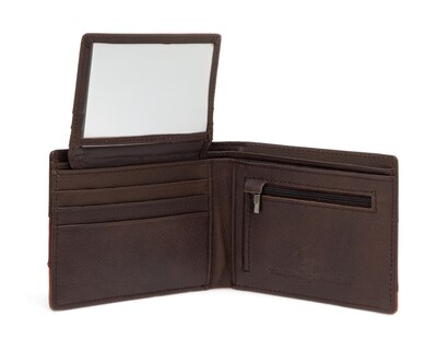 Foto 6 | Cartera de Piel para Hombre York Team Polo Club Café