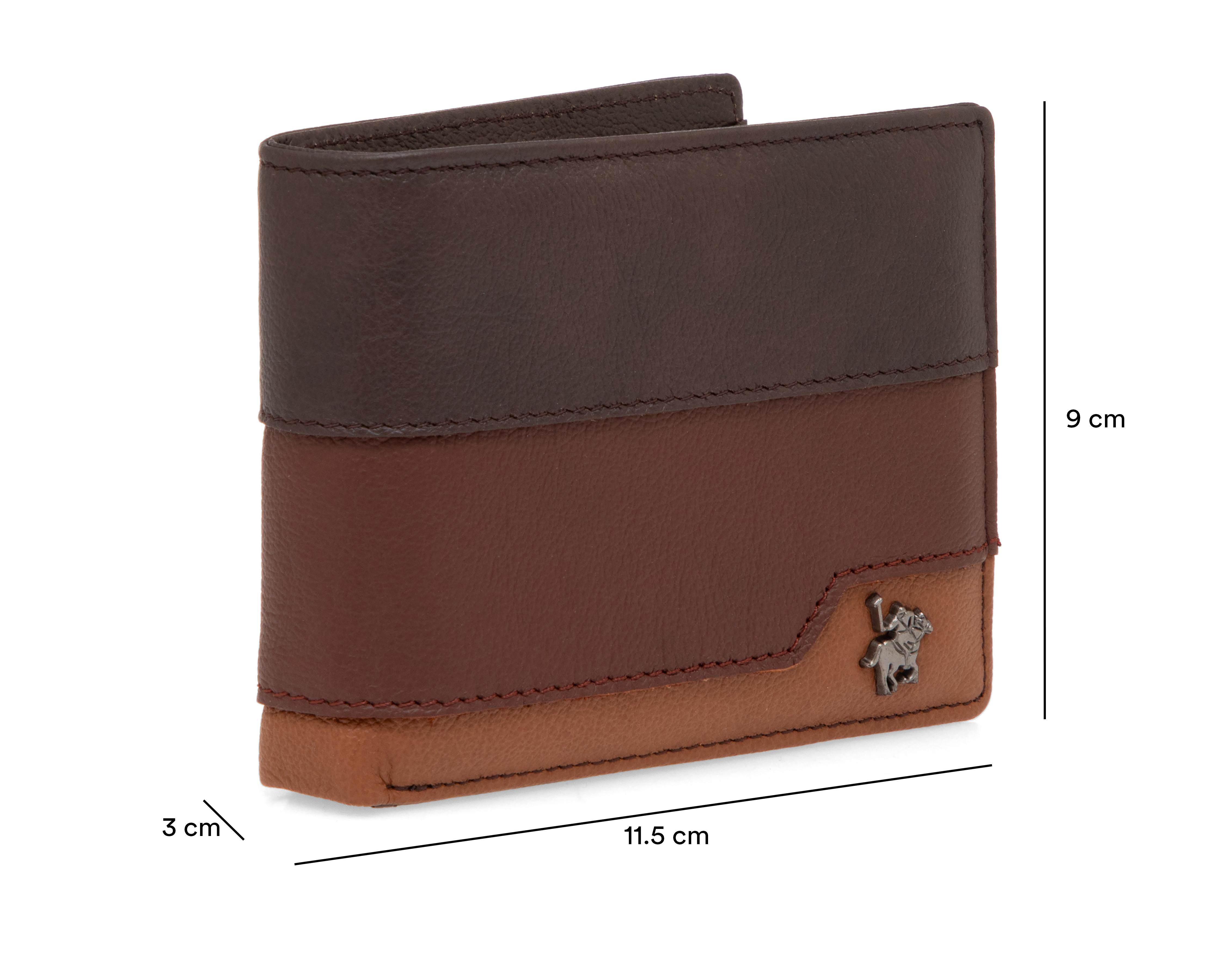 Foto 8 pulgar | Cartera de Piel para Hombre York Team Polo Club Café