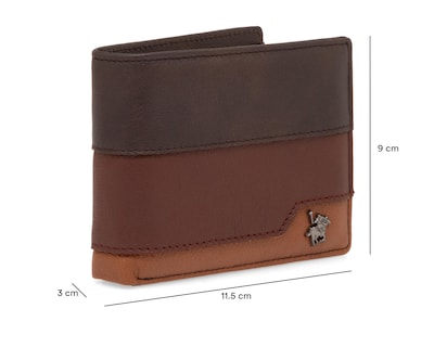 Foto 7 | Cartera de Piel para Hombre York Team Polo Club Café