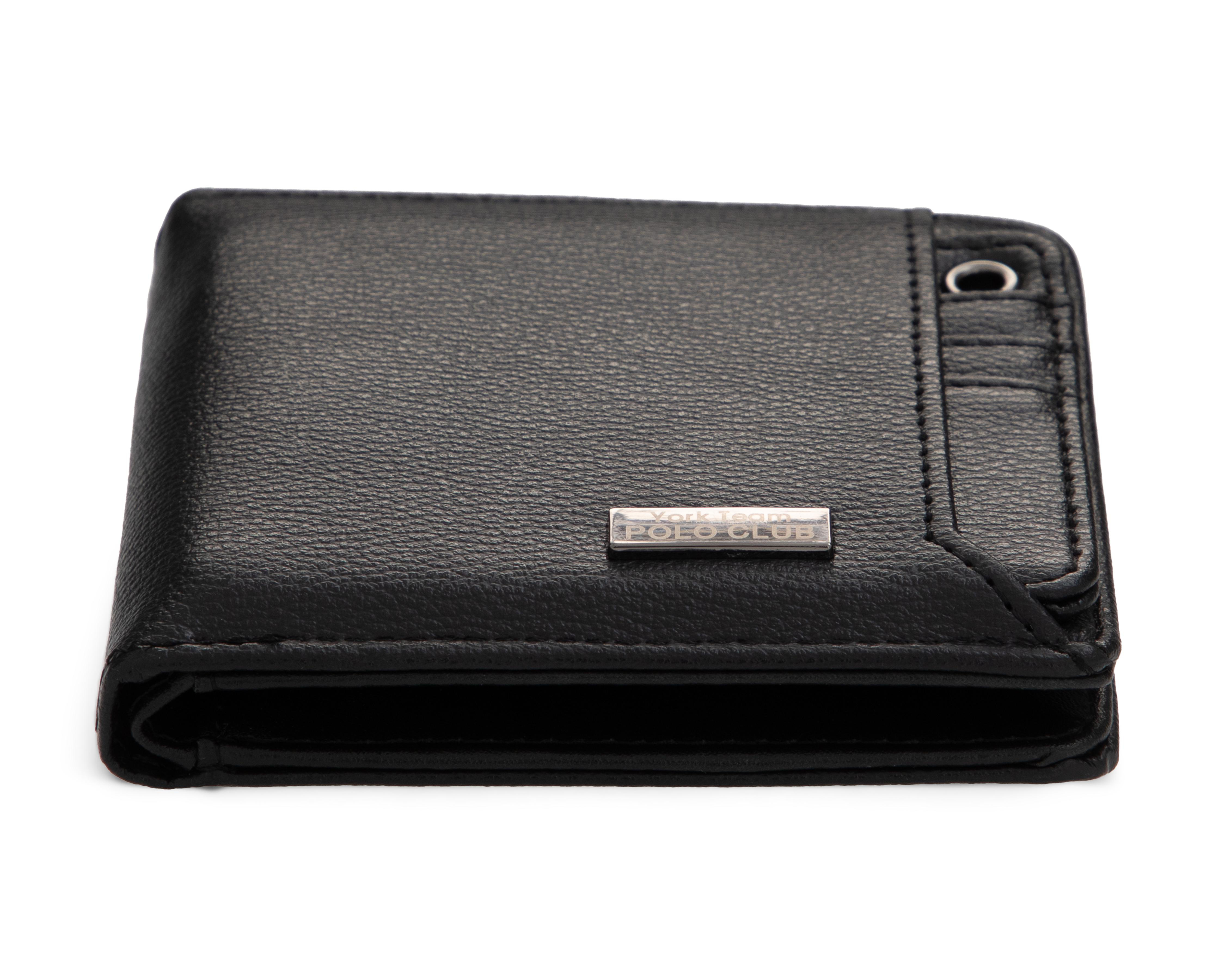 Foto 6 pulgar | Cartera para Hombre York Team Polo Club Negra