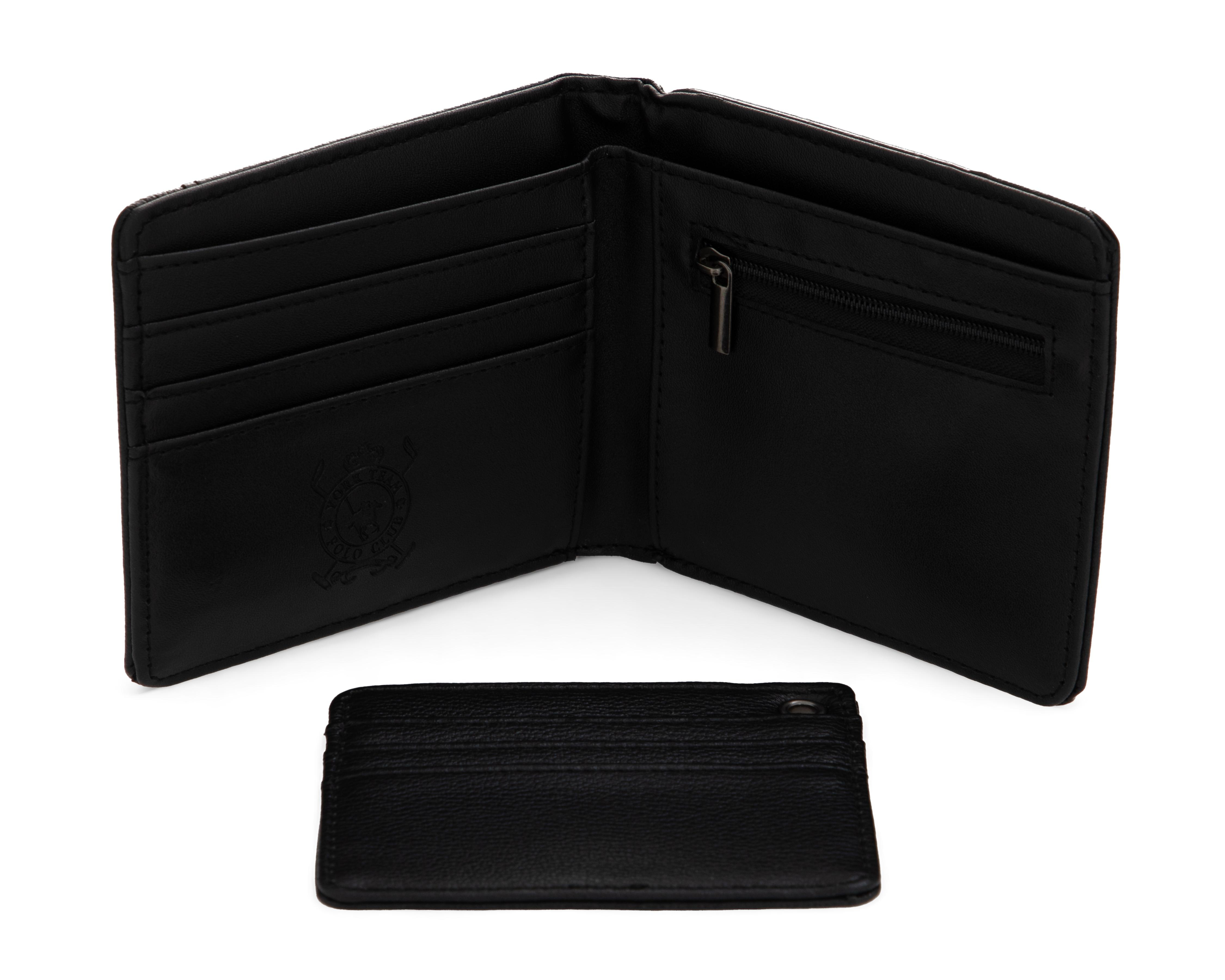 Foto 7 pulgar | Cartera para Hombre York Team Polo Club Negra