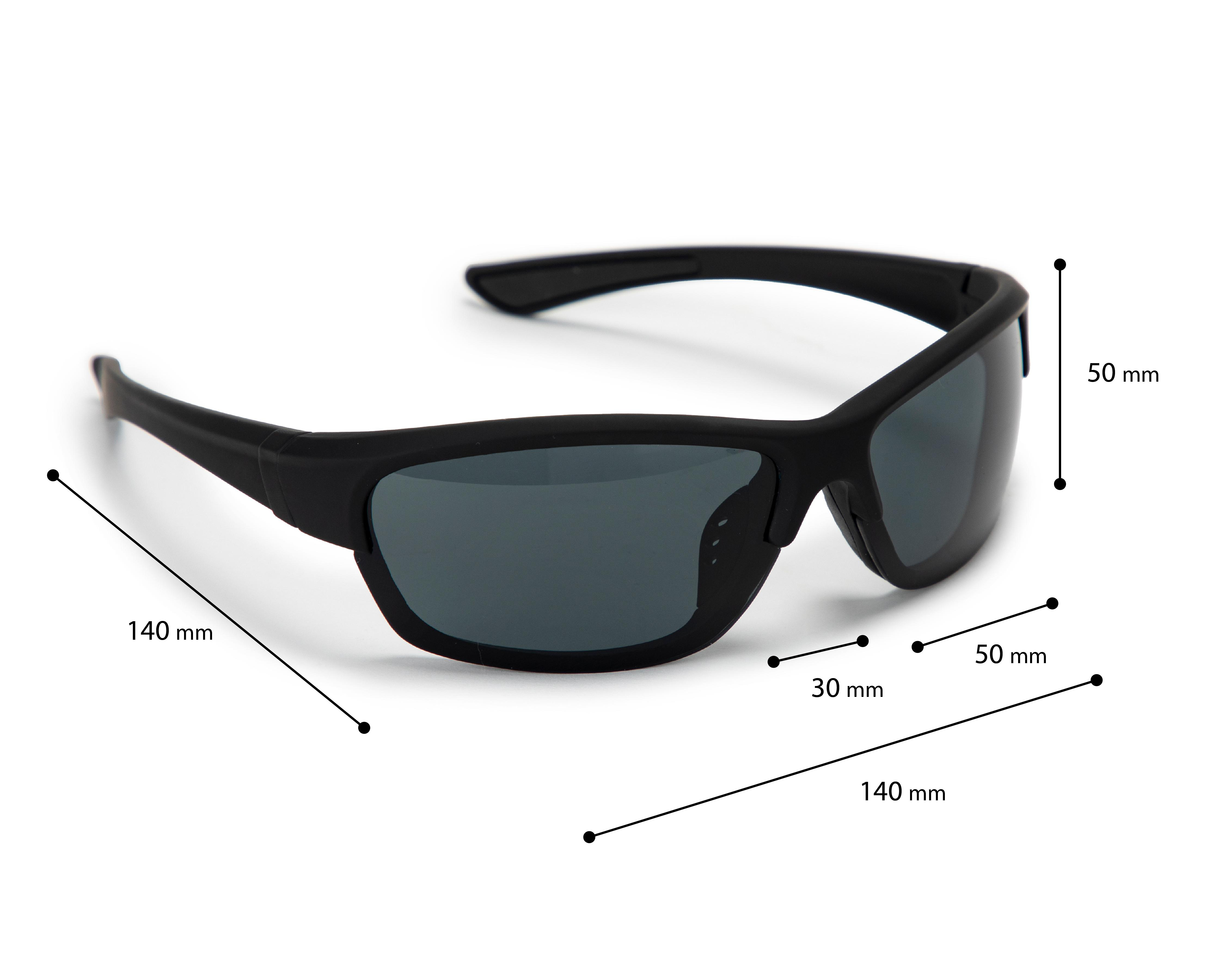 Foto 6 pulgar | Lentes de Sol para Hombre Strona Rectangulares Negros