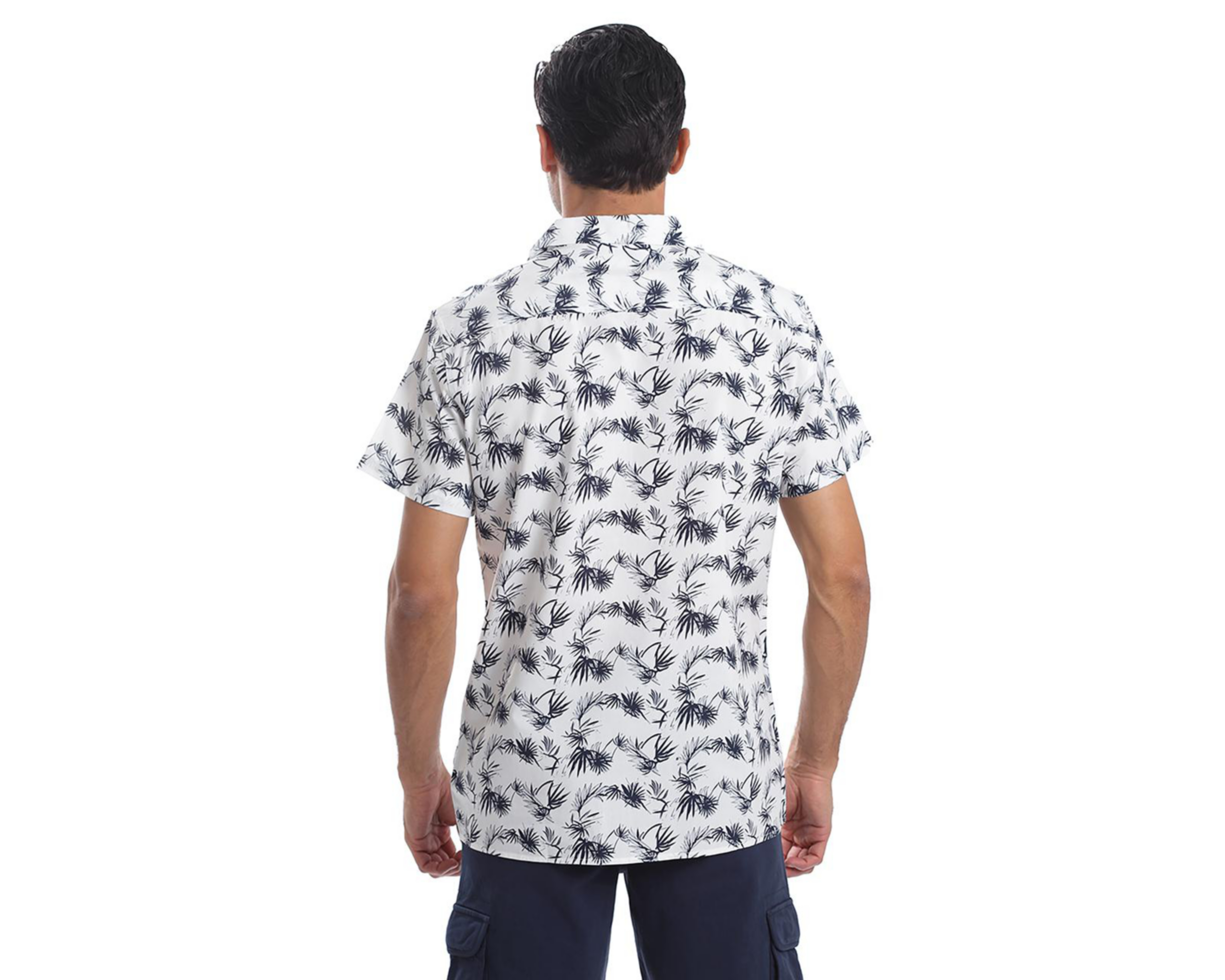 Foto 4 pulgar | Camisa Casual Chaps Slim Fit Full Print para Hombre