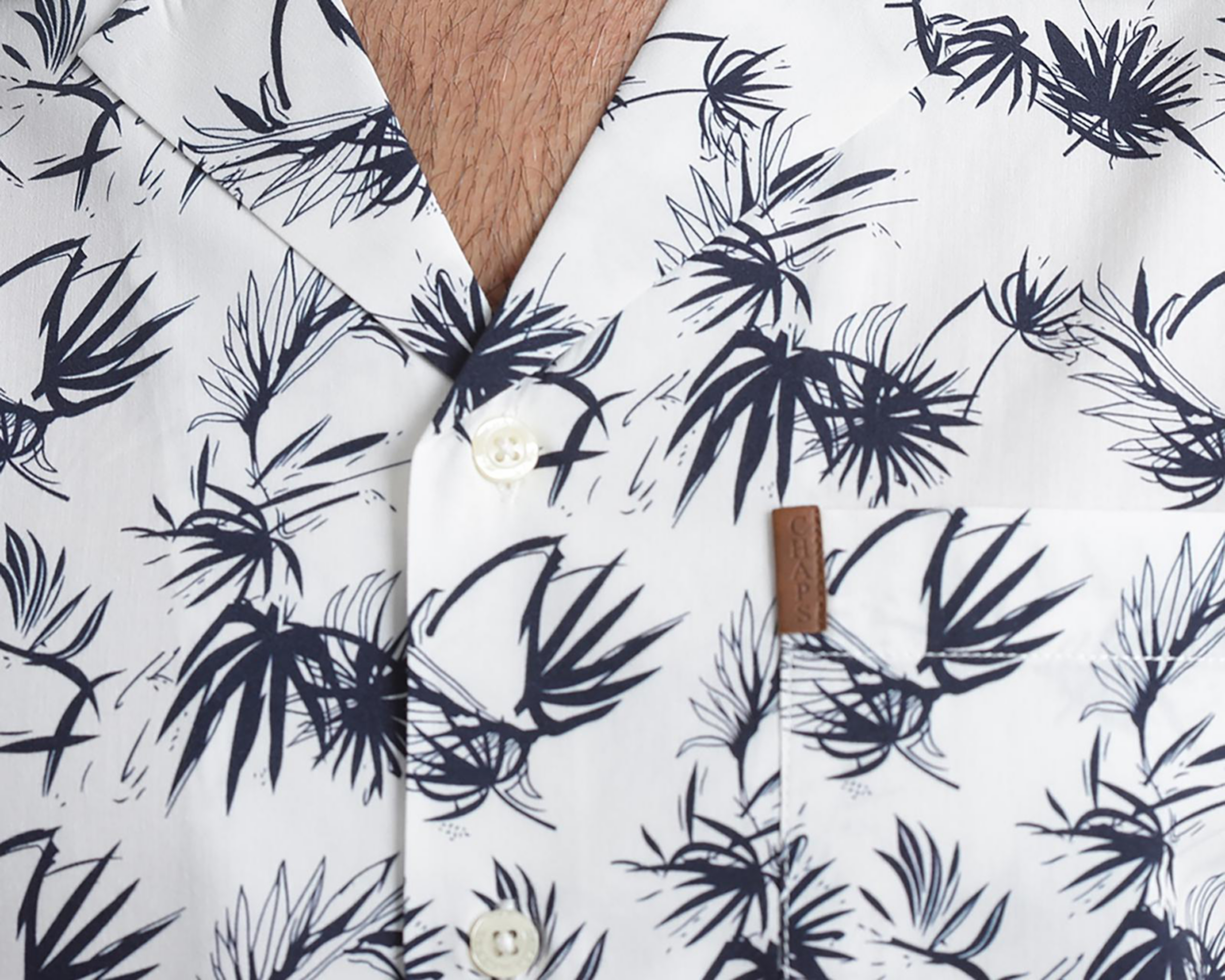 Foto 5 pulgar | Camisa Casual Chaps Slim Fit Full Print para Hombre