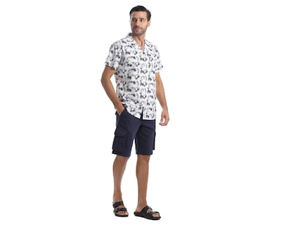 Foto 5 | Camisa Casual Chaps Slim Fit Full Print para Hombre