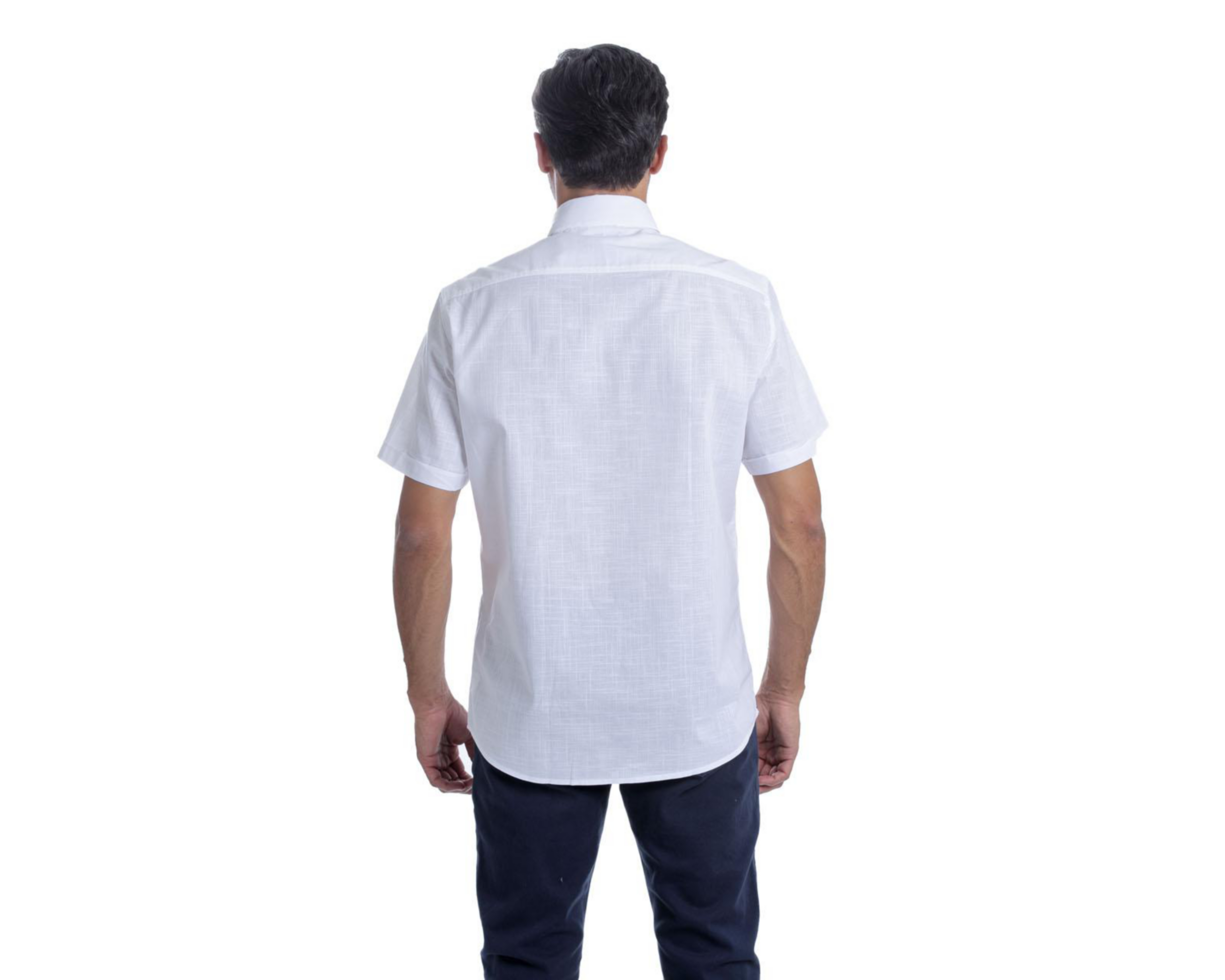 Foto 4 pulgar | Camisa Casual de Algodón Chaps Slim Fit para Hombre