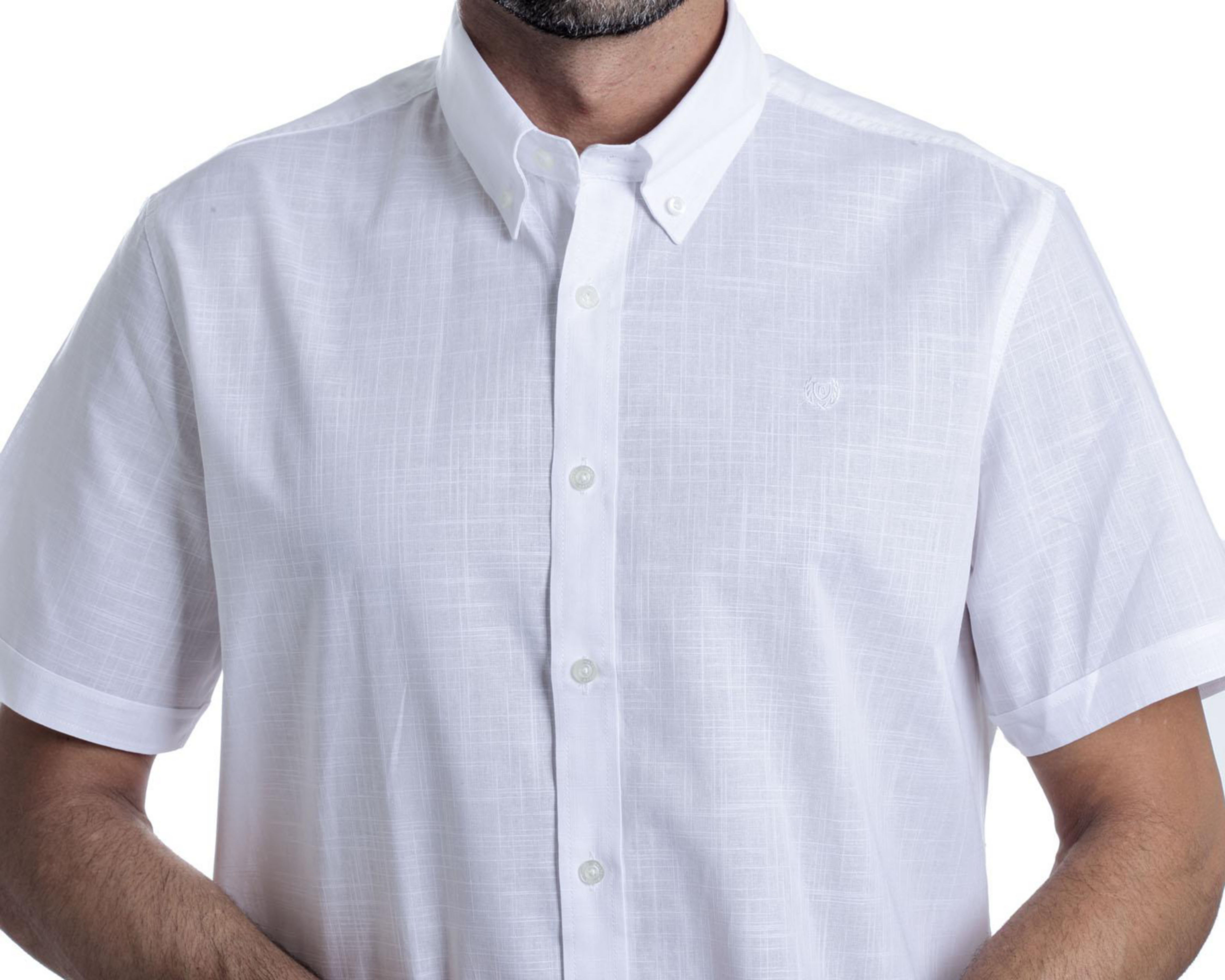 Foto 5 pulgar | Camisa Casual de Algodón Chaps Slim Fit para Hombre