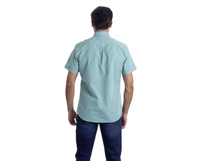 Foto 3 | Camisa Casual de Algodón Chaps Slim Fit a Cuadros para Hombre