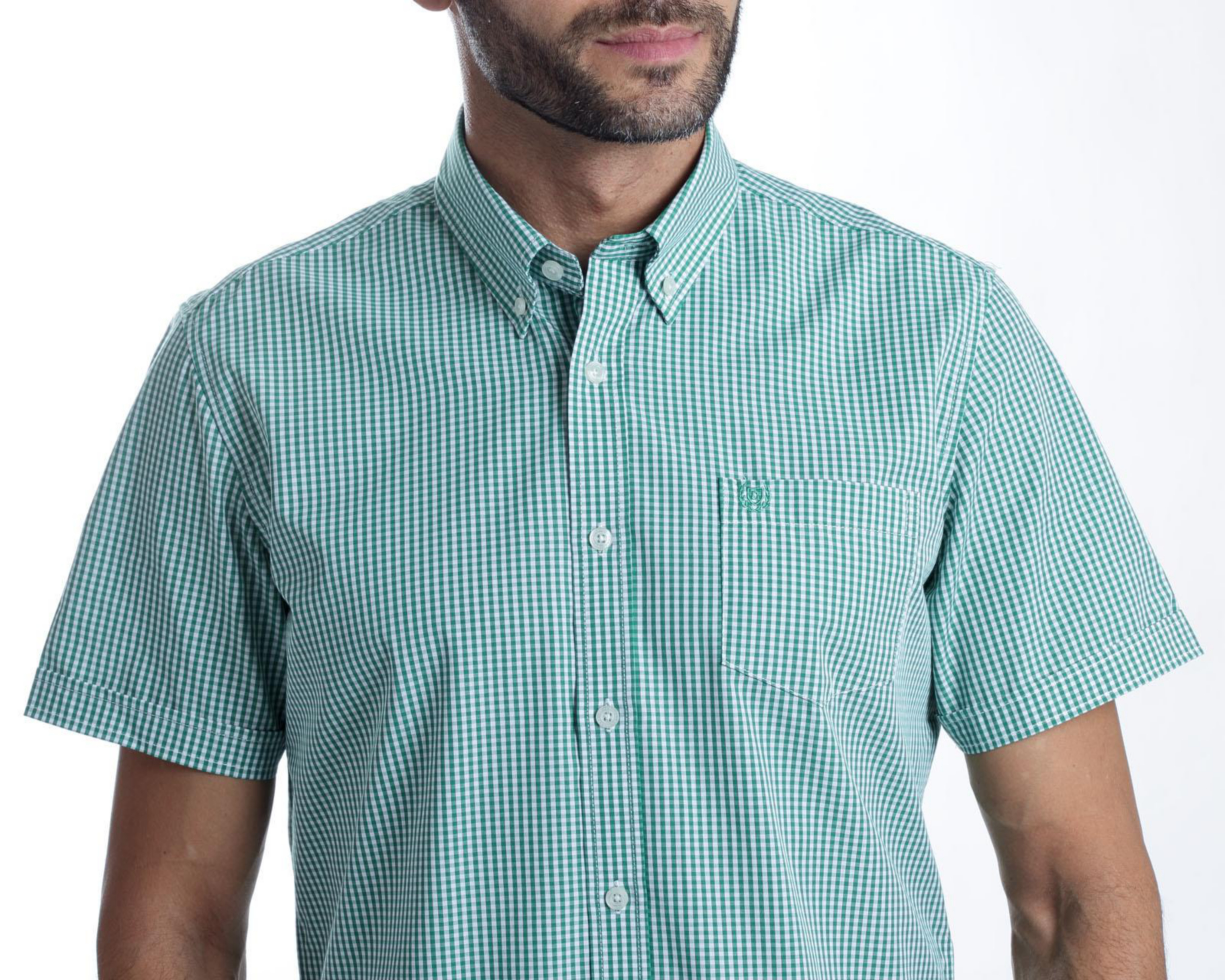 Foto 5 pulgar | Camisa Casual de Algodón Chaps Slim Fit a Cuadros para Hombre