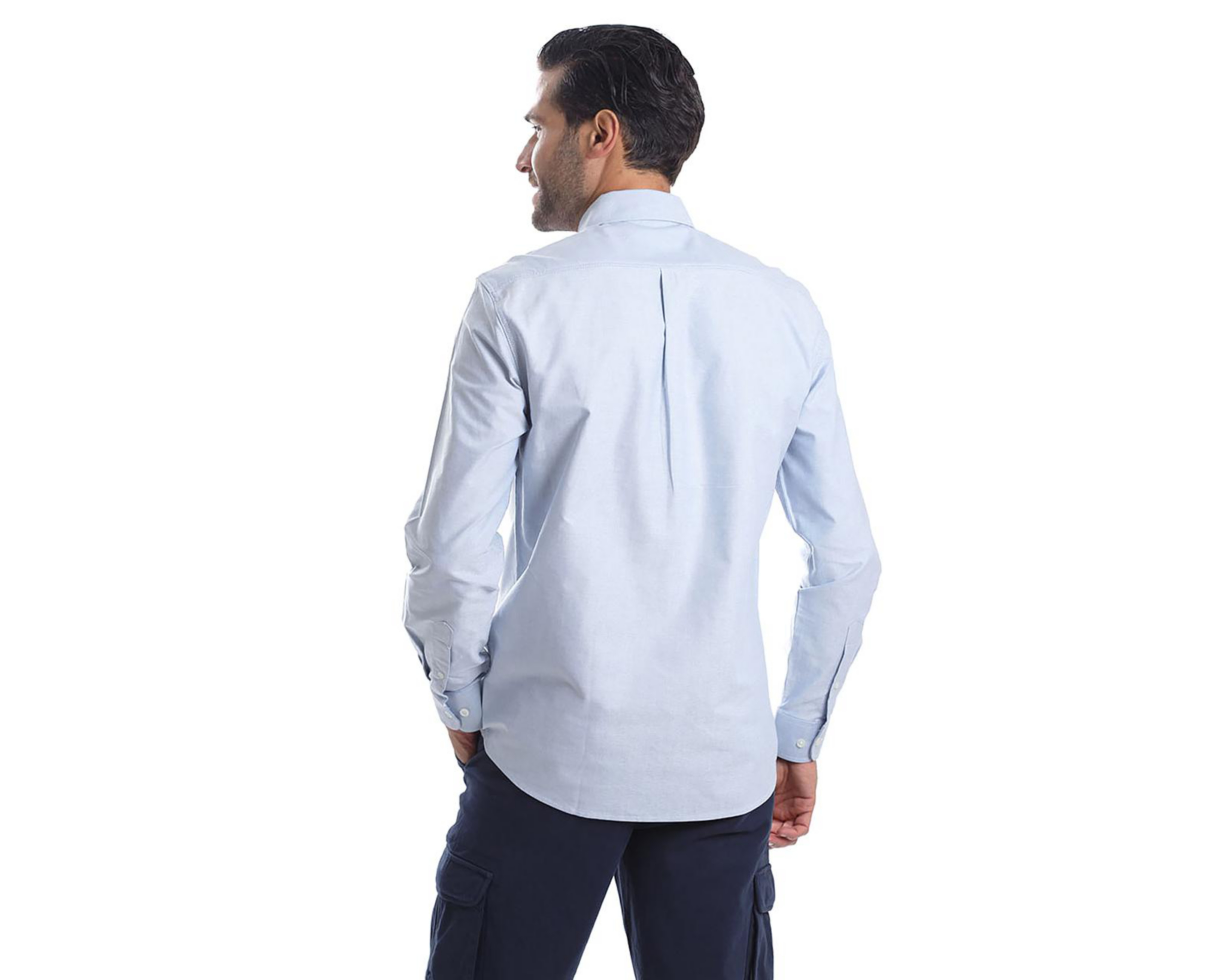 Foto 4 pulgar | Camisa Casual de Algodón Chaps Slim Fit para Hombre