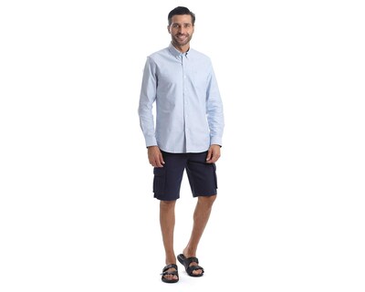 Foto 5 | Camisa Casual de Algodón Chaps Slim Fit para Hombre