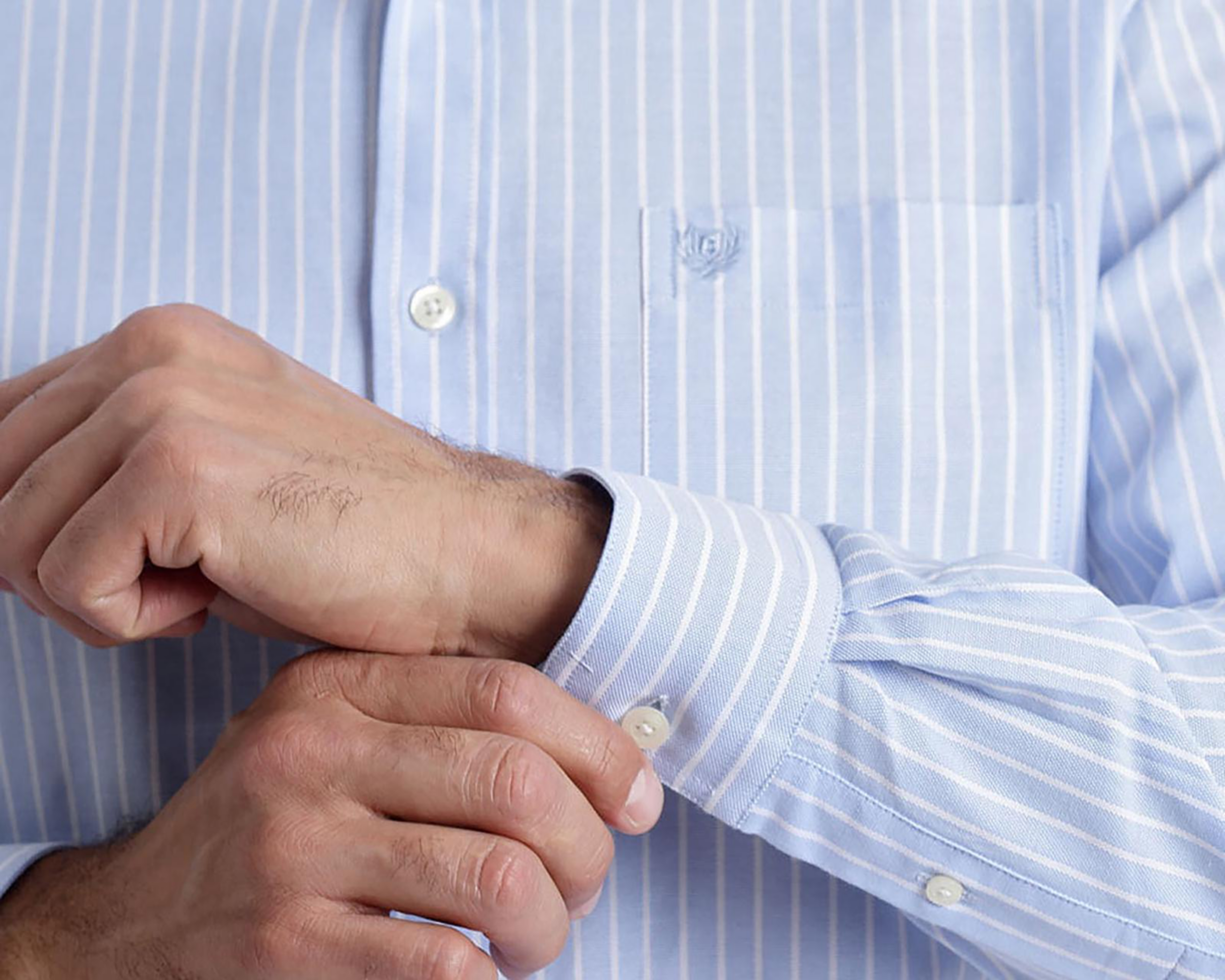 Foto 5 pulgar | Camisa Casual de Algodón Chaps Slim Fit a Rayas para Hombre
