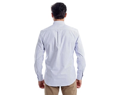 Foto 3 | Camisa Casual Chaps Slim Fit a Rayas para Hombre