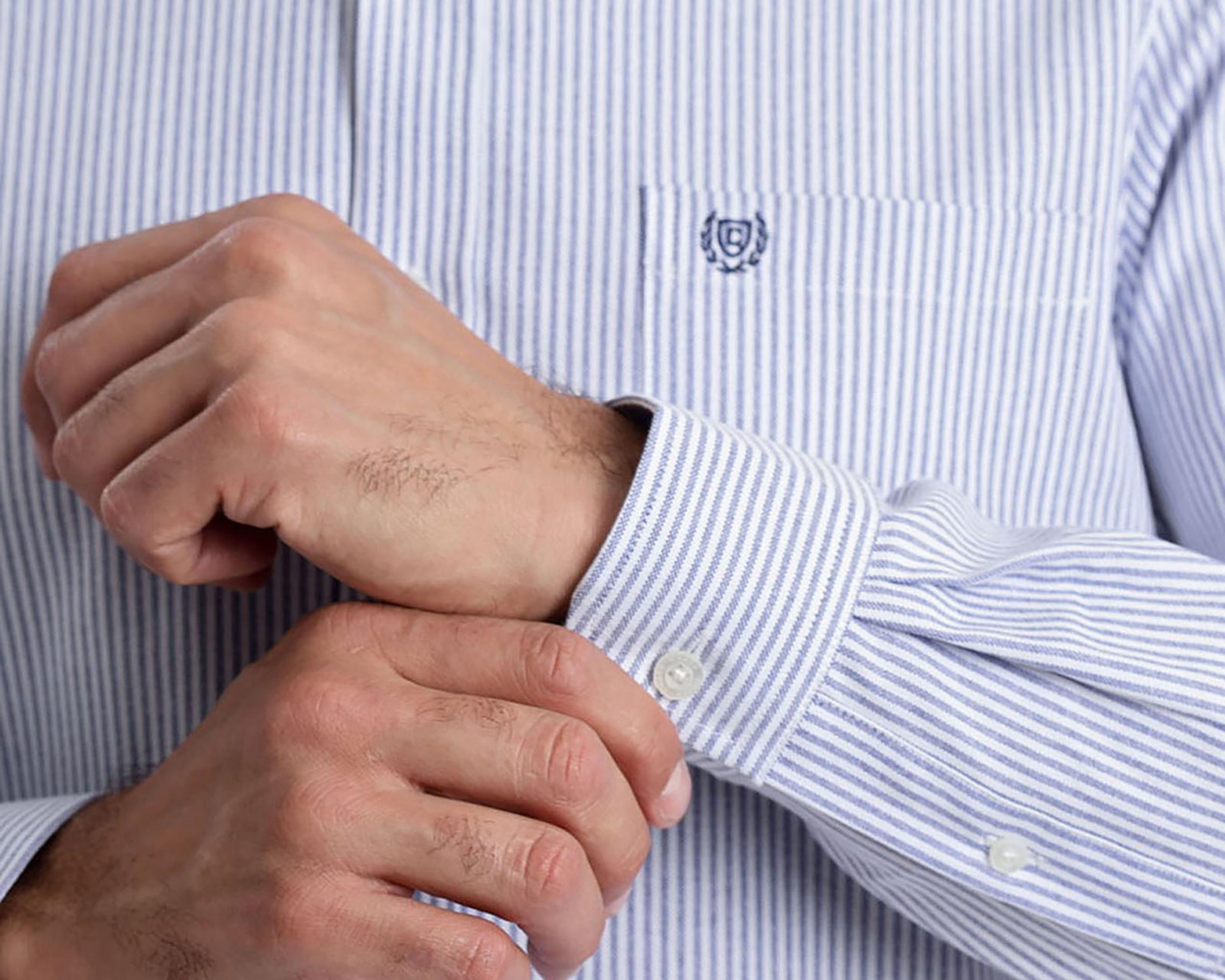 Foto 5 pulgar | Camisa Casual Chaps Slim Fit a Rayas para Hombre