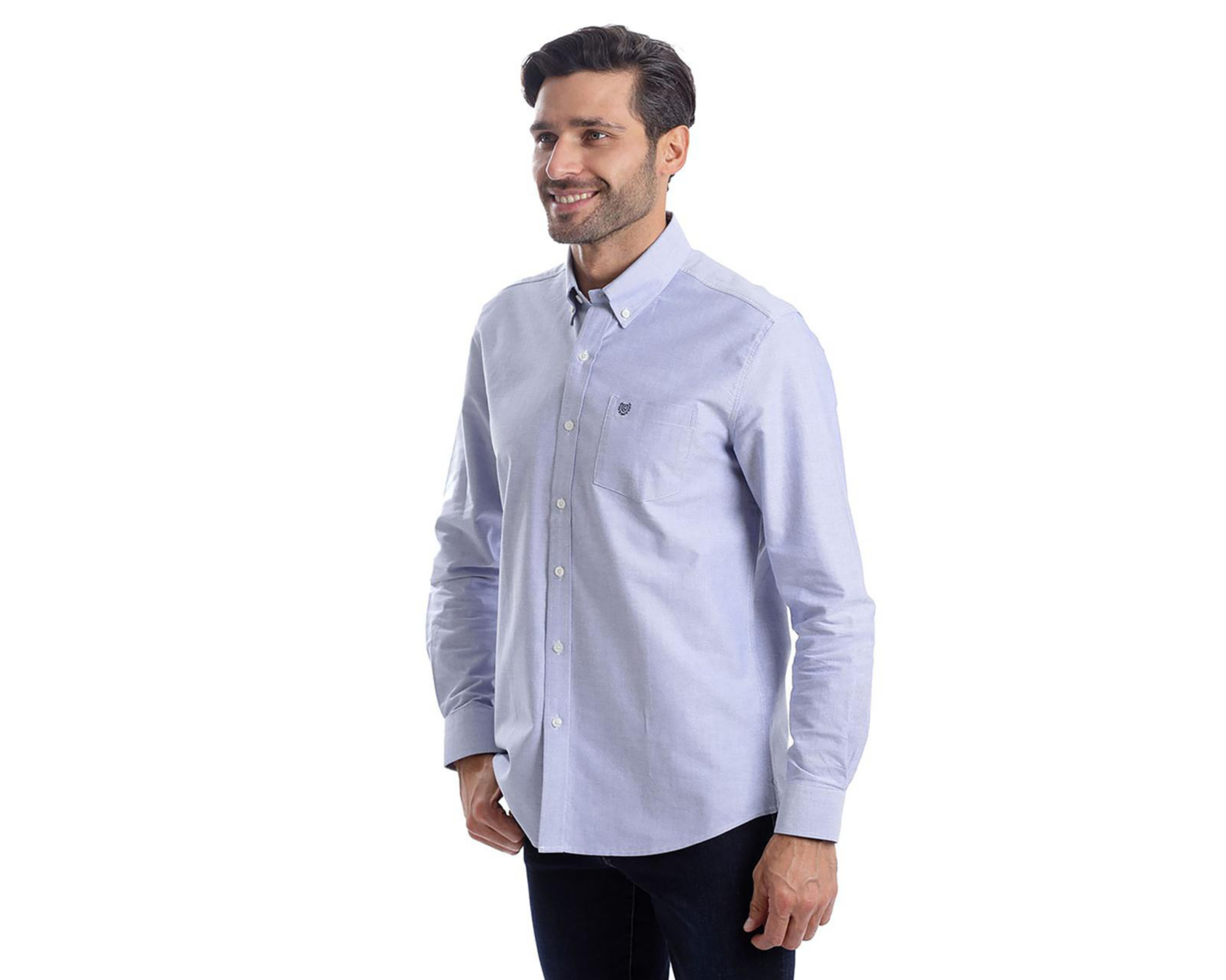 Foto 3 pulgar | Camisa Casual de Algodón Chaps Slim Fit para Hombre