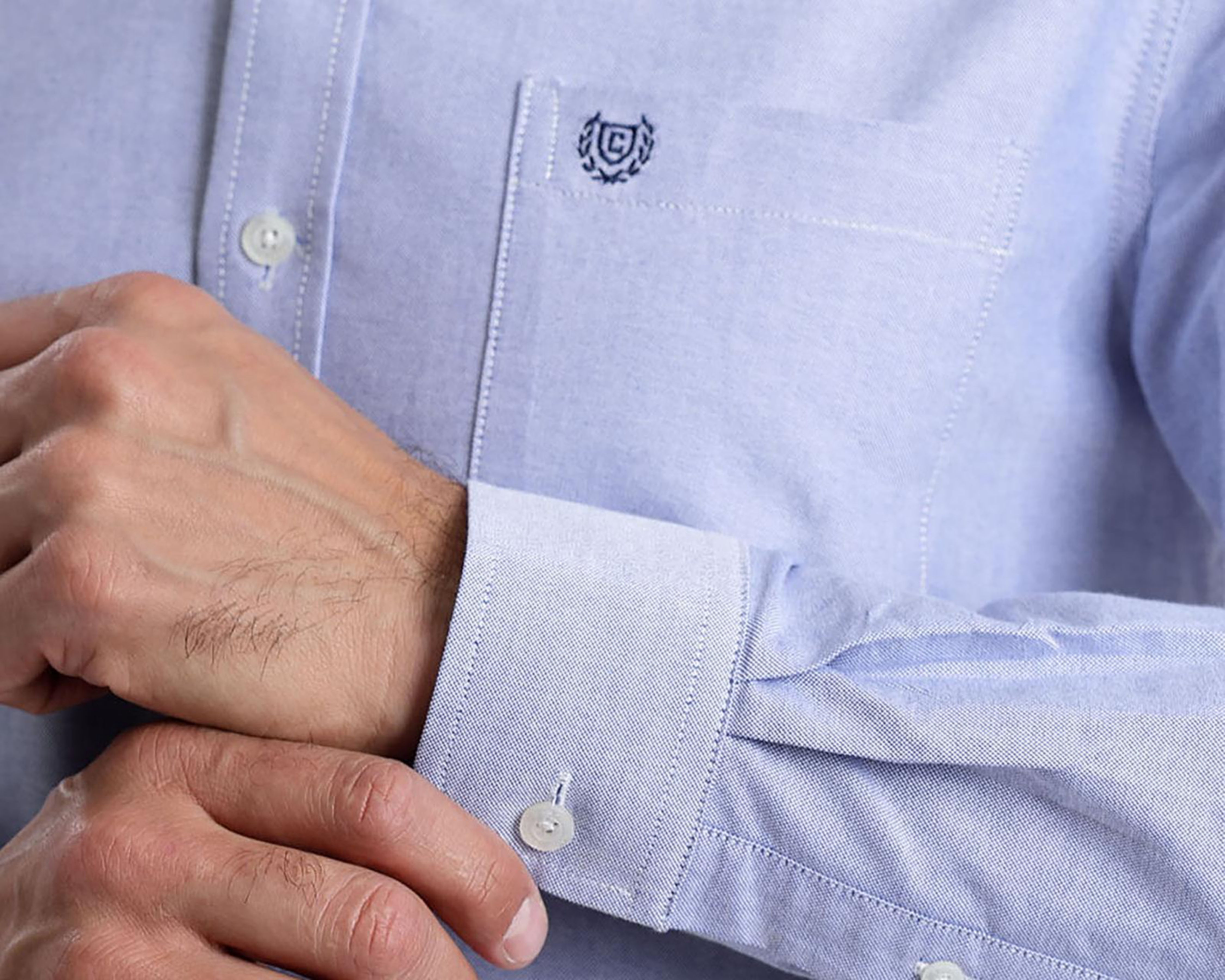 Foto 5 pulgar | Camisa Casual de Algodón Chaps Slim Fit para Hombre