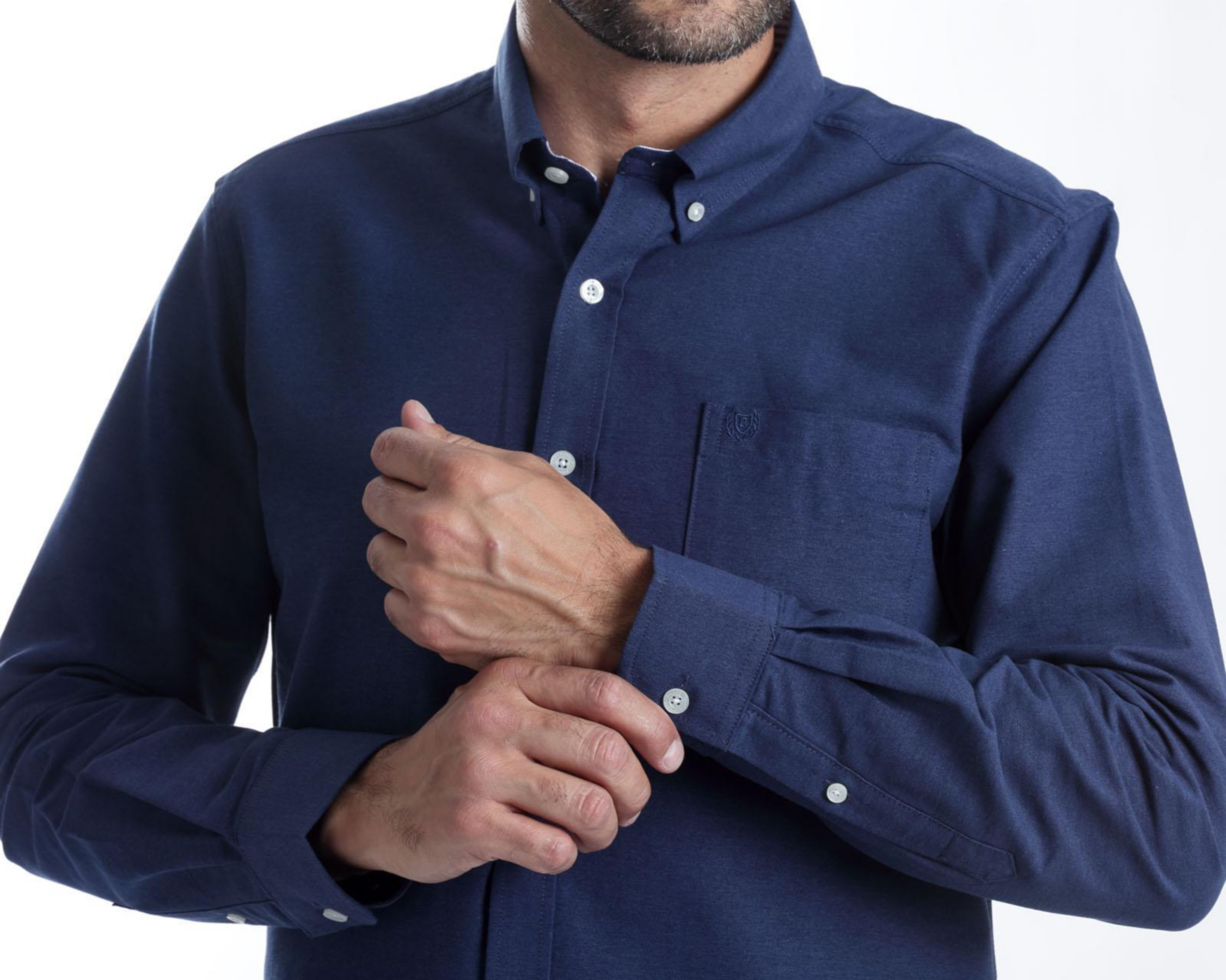 Foto 5 pulgar | Camisa Casual de Algodón Chaps Slim Fit para Hombre