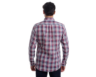 Foto 3 | Camisa Casual Chaps Slim Fit a Cuadros para Hombre