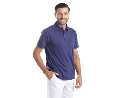 Foto 2 | Playera Polo Chaps Azul para Hombre