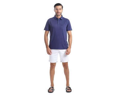 Foto 4 | Playera Polo Chaps Azul para Hombre