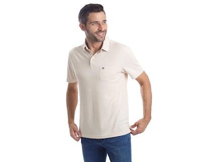 Foto 1 | Playera Polo Chaps Beige para Hombre