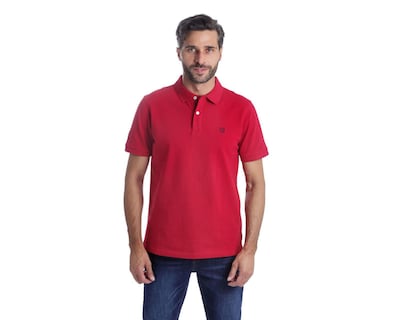 Foto 1 | Playera Polo Chaps Roja para Hombre