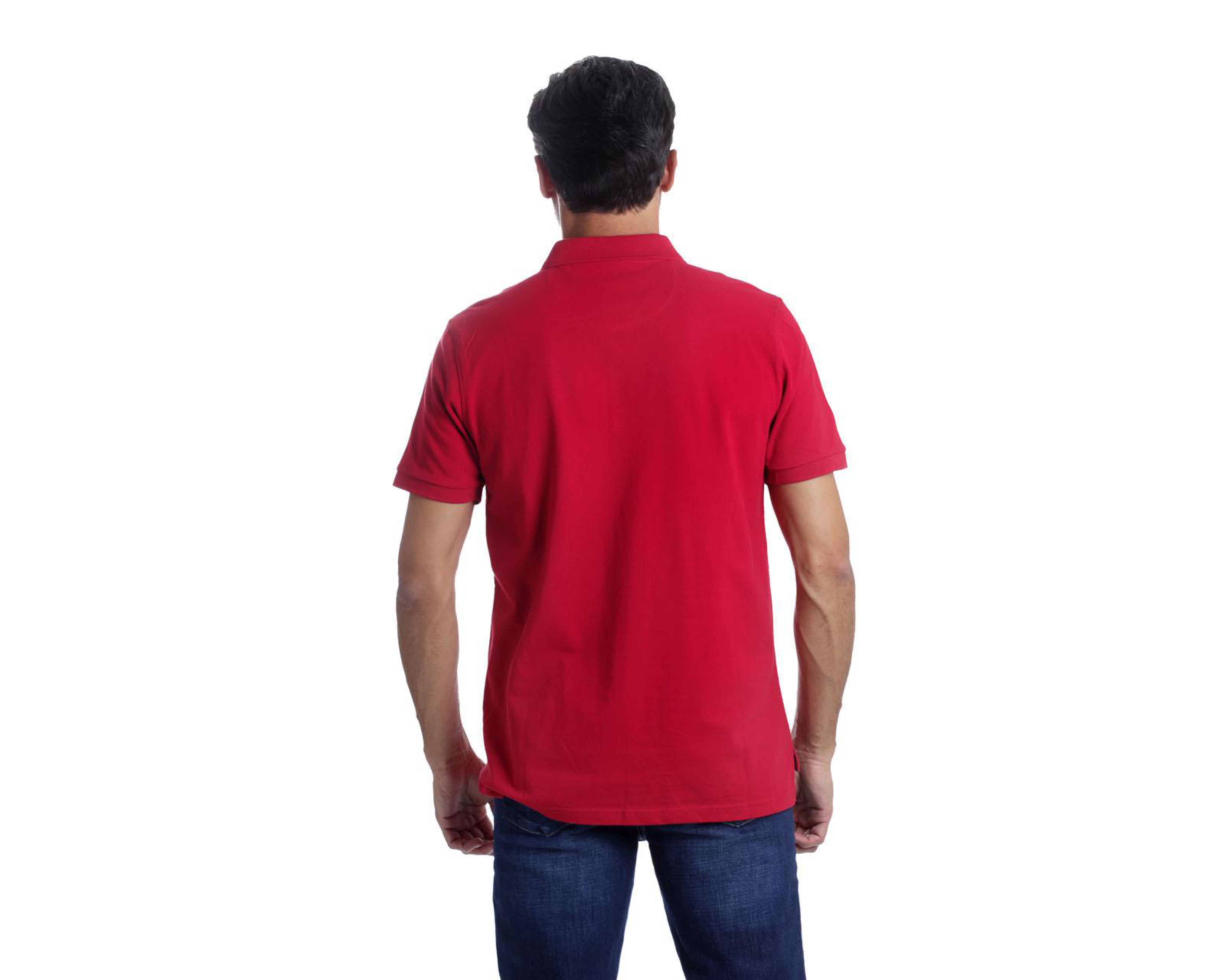 Foto 3 | Playera Polo Chaps Roja para Hombre