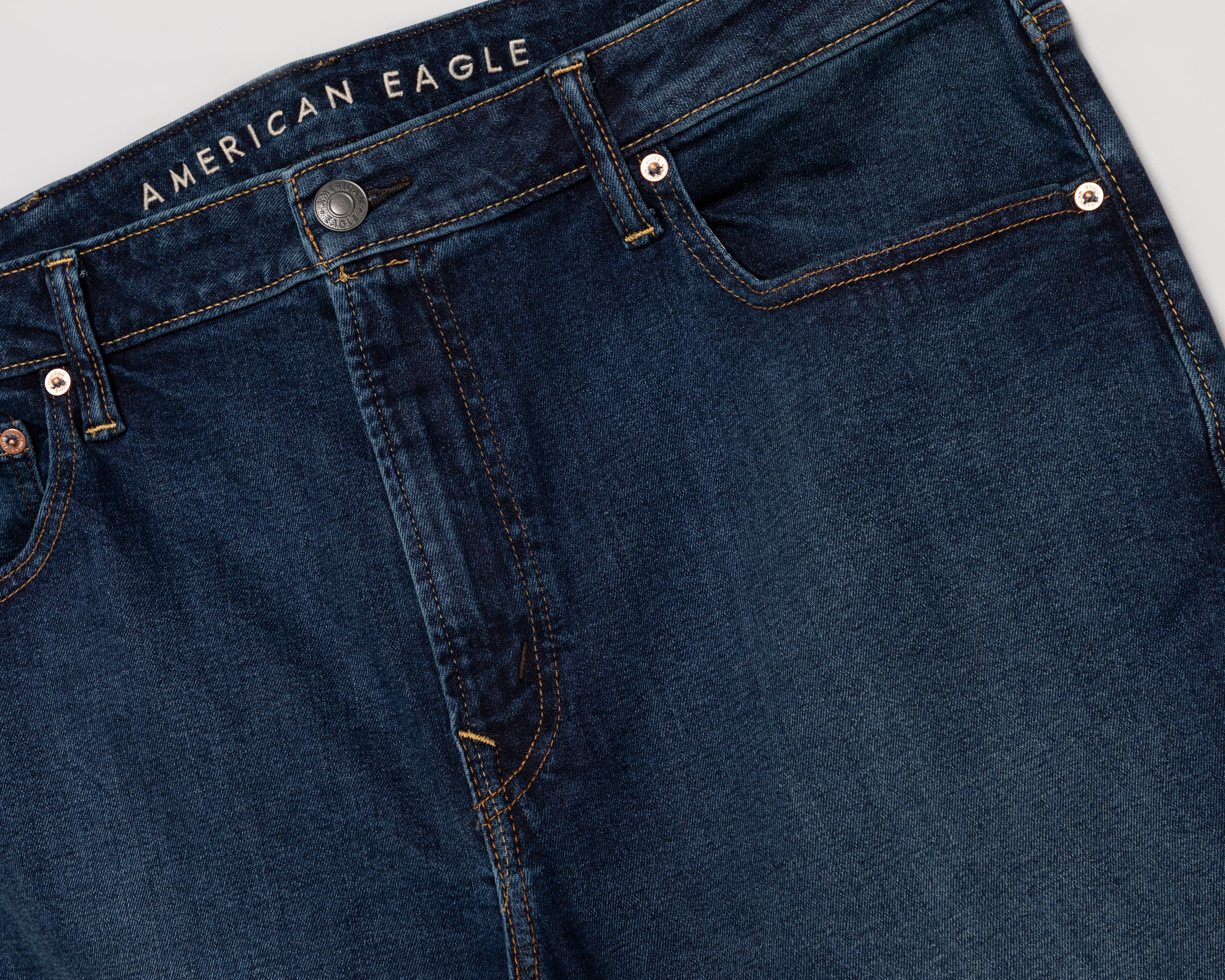 Foto 4 pulgar | Jeans Slim Straight American Eagle Dark Wash para Hombre
