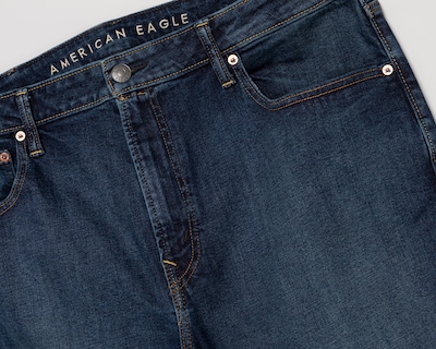 Foto 3 | Jeans Slim Straight American Eagle Dark Wash para Hombre