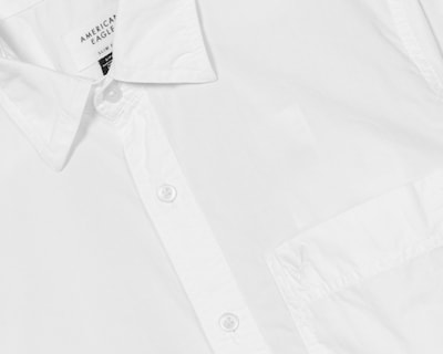 Foto 3 | Camisa Casual de Algodón American Eagle Slim Fit Lisa para Hombre