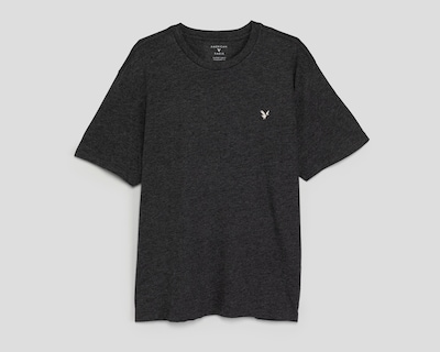 Foto 1 | Playera de Cuello Redondo Negro American Eagle para Hombre