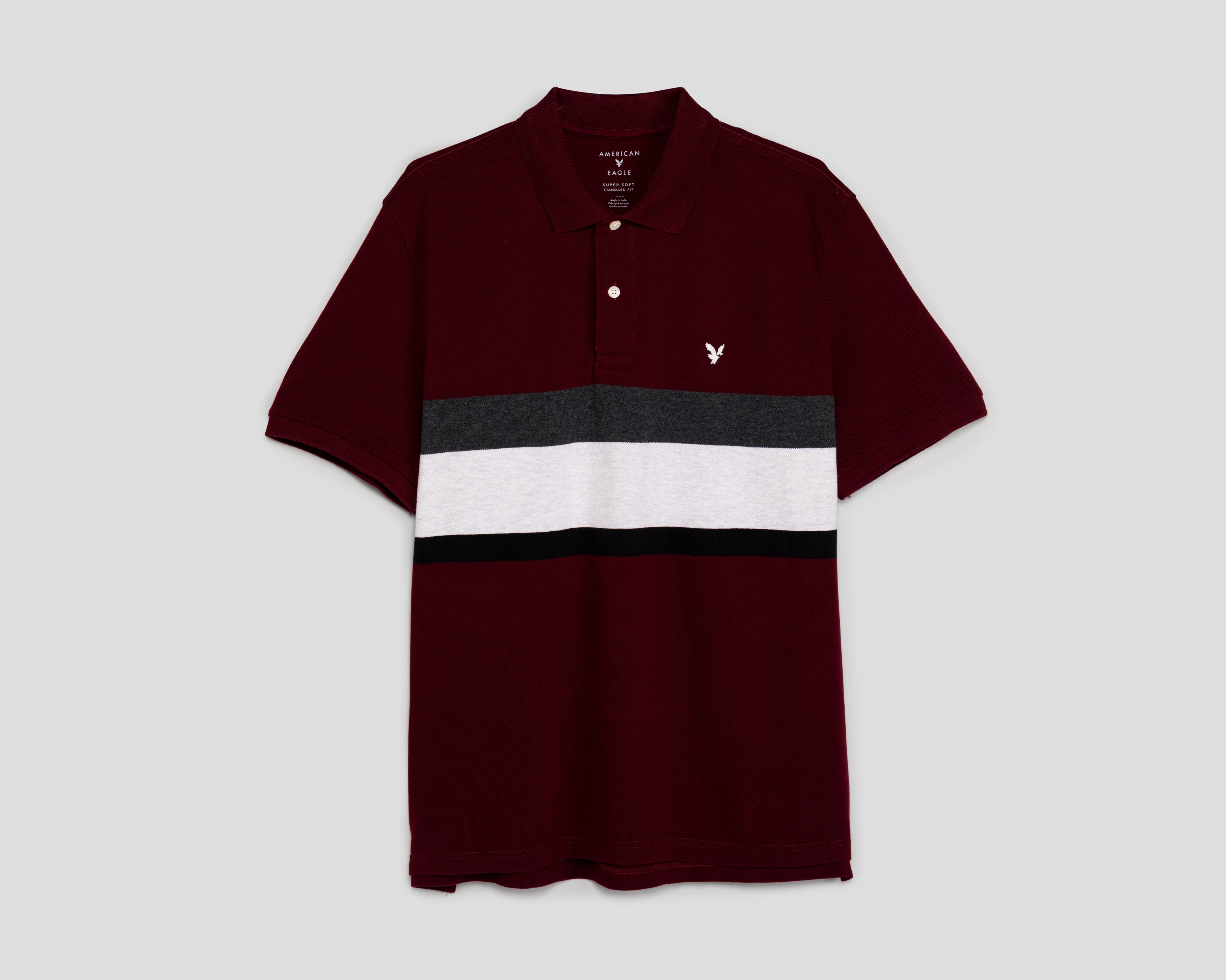Playera Polo American Eagle Tinta para Hombre