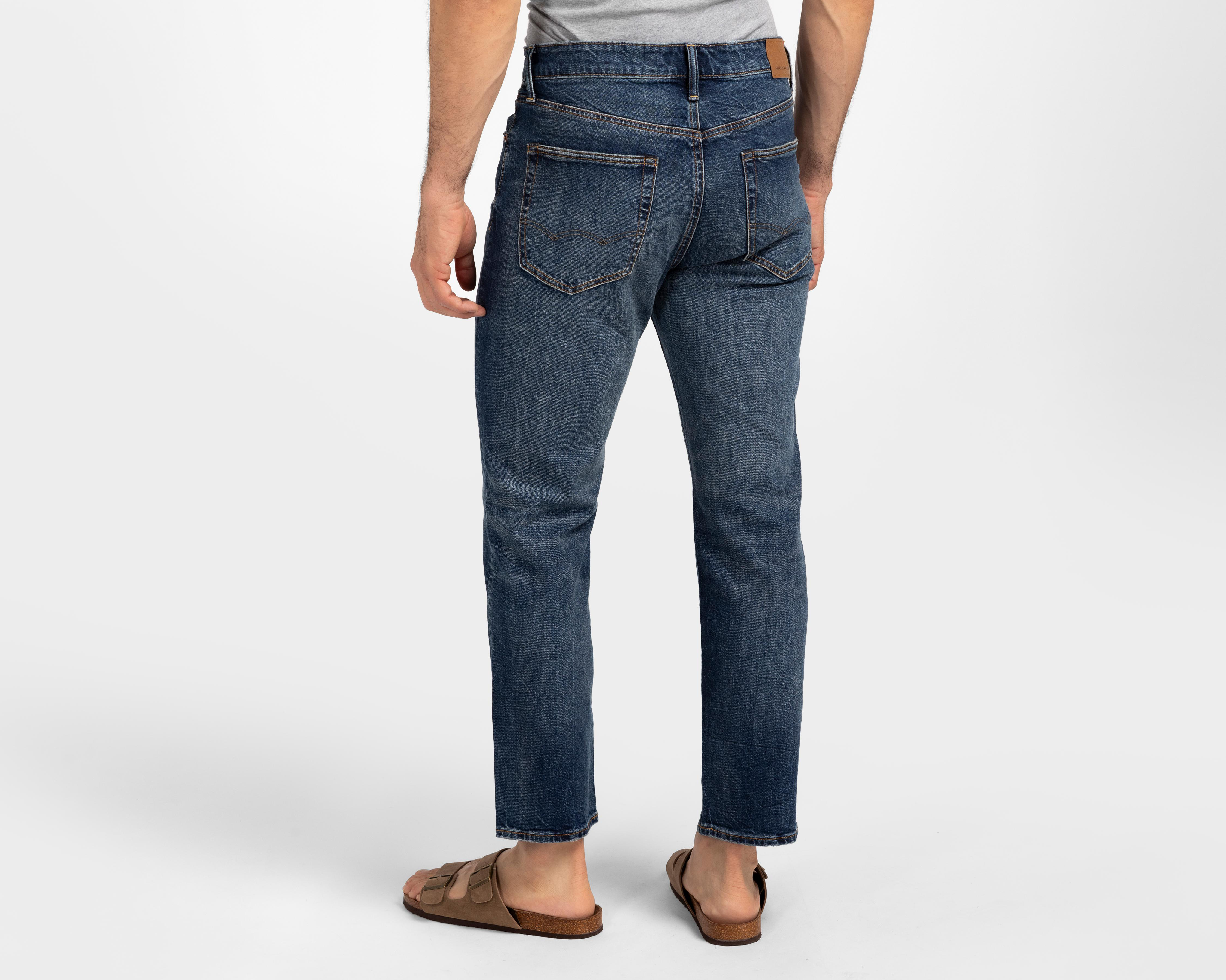 Foto 2 | Jeans Slim Straight American Eagle para Hombre