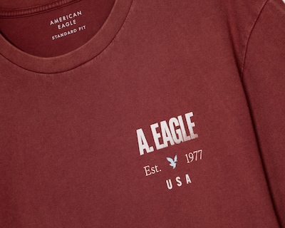Foto 3 | Playera de Cuello Redondo American Eagle para Hombre