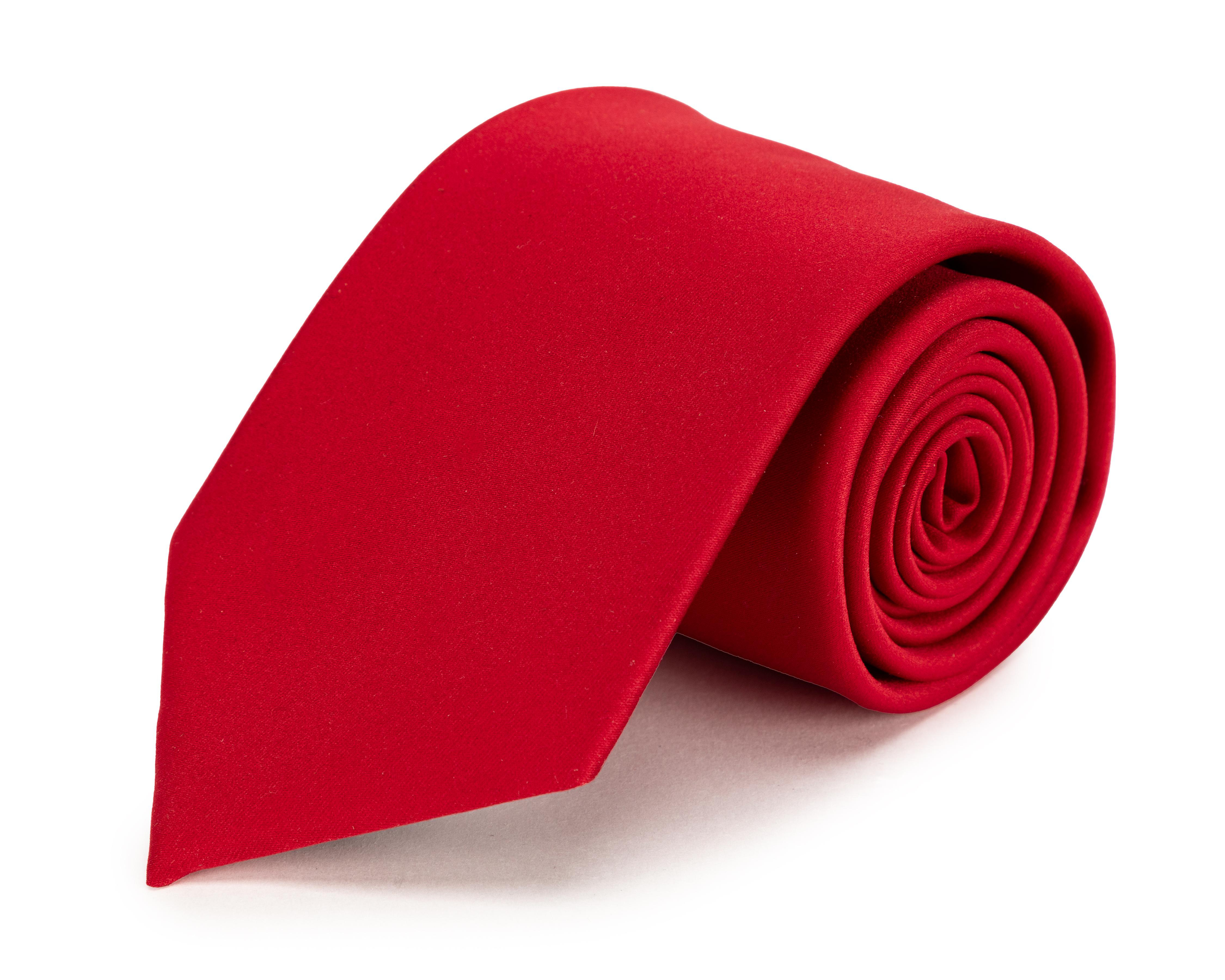 Foto 3 pulgar | Corbata Lisa Wall Street Roja