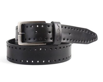 Foto 1 | Cinturón de Piel para Hombre Michel Domit Negro