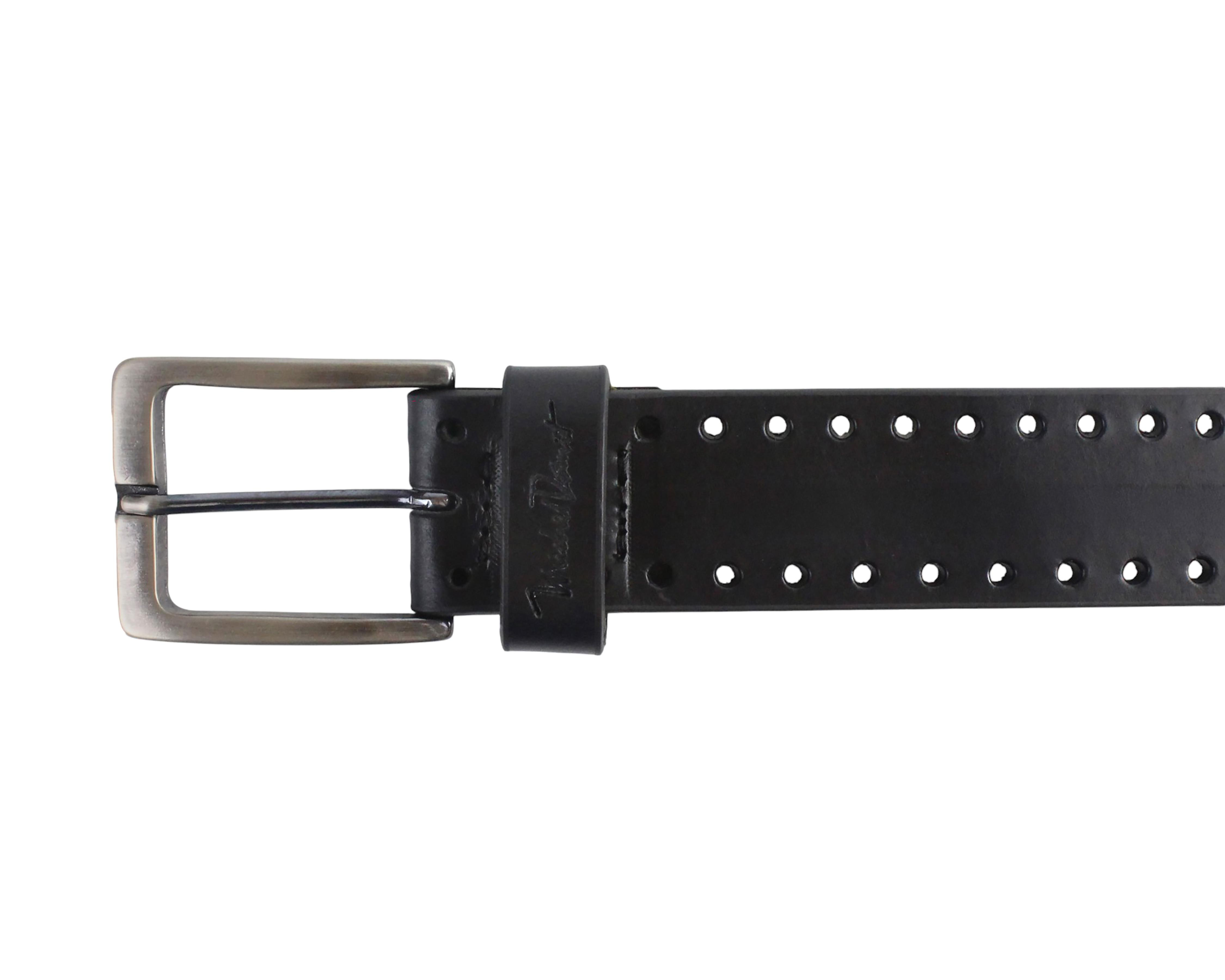 Foto 4 pulgar | Cinturón de Piel para Hombre Michel Domit Negro