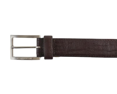 Foto 3 | Cinturón de Piel para Hombre Michel Domit Café